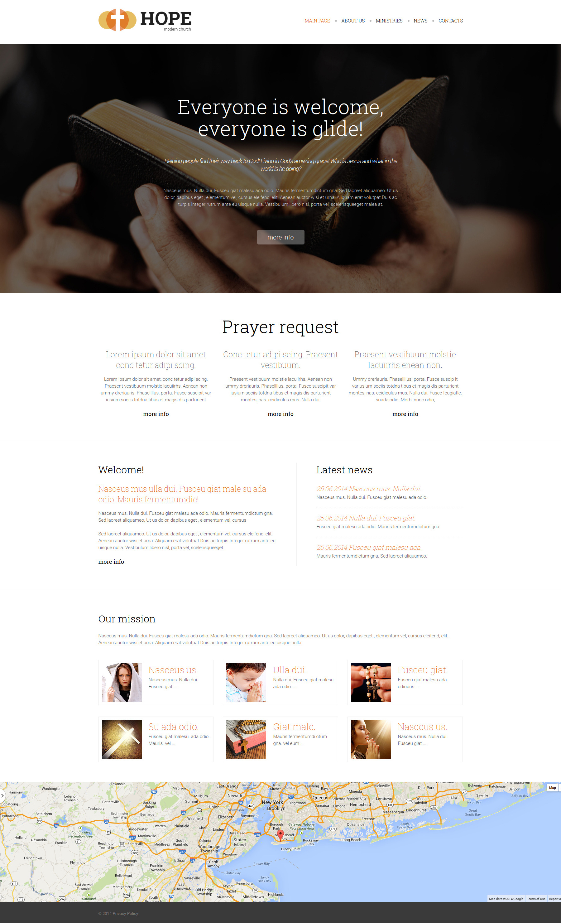 Religious Joomla Template