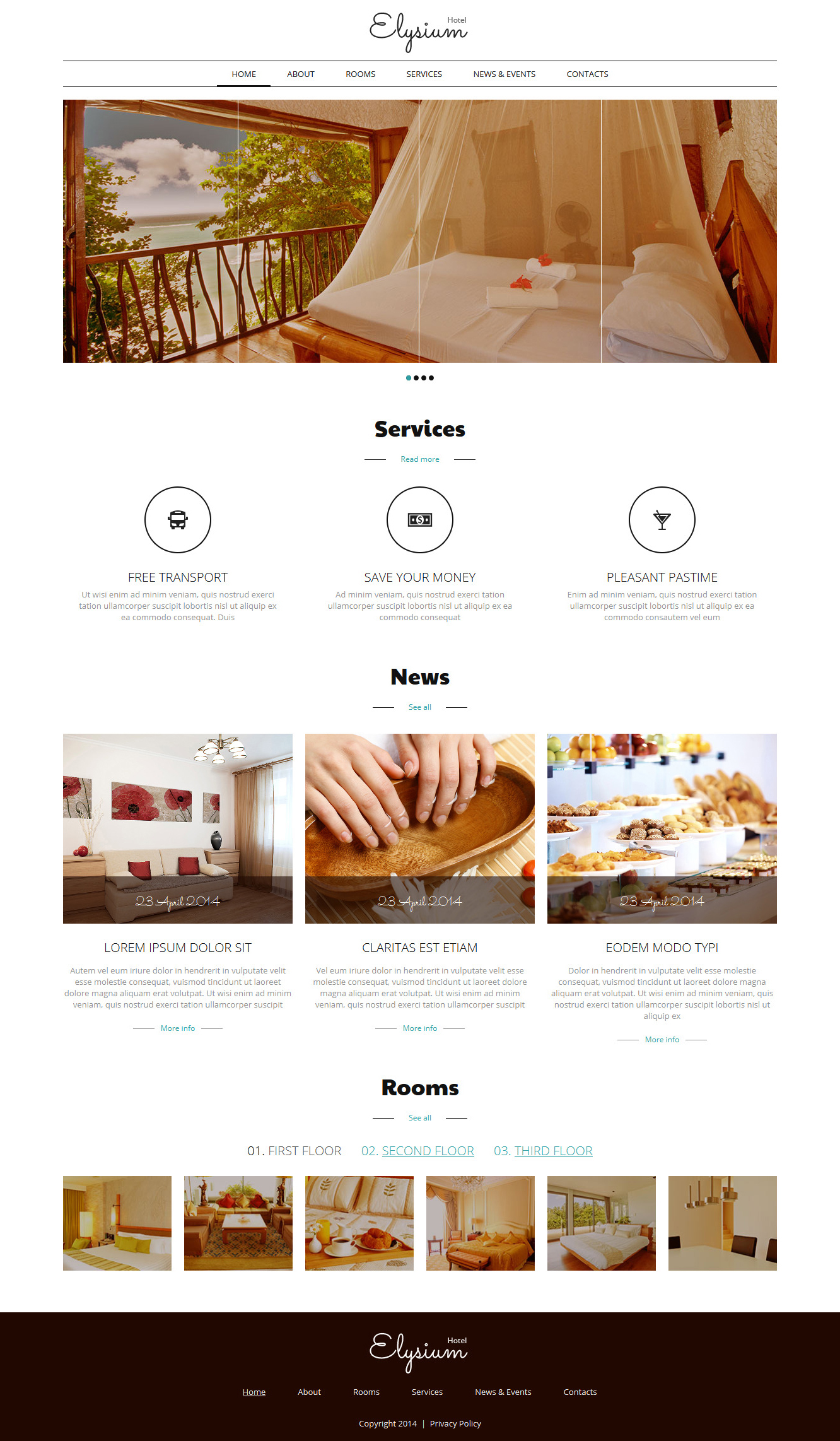 Hotels  Motels Joomla Template