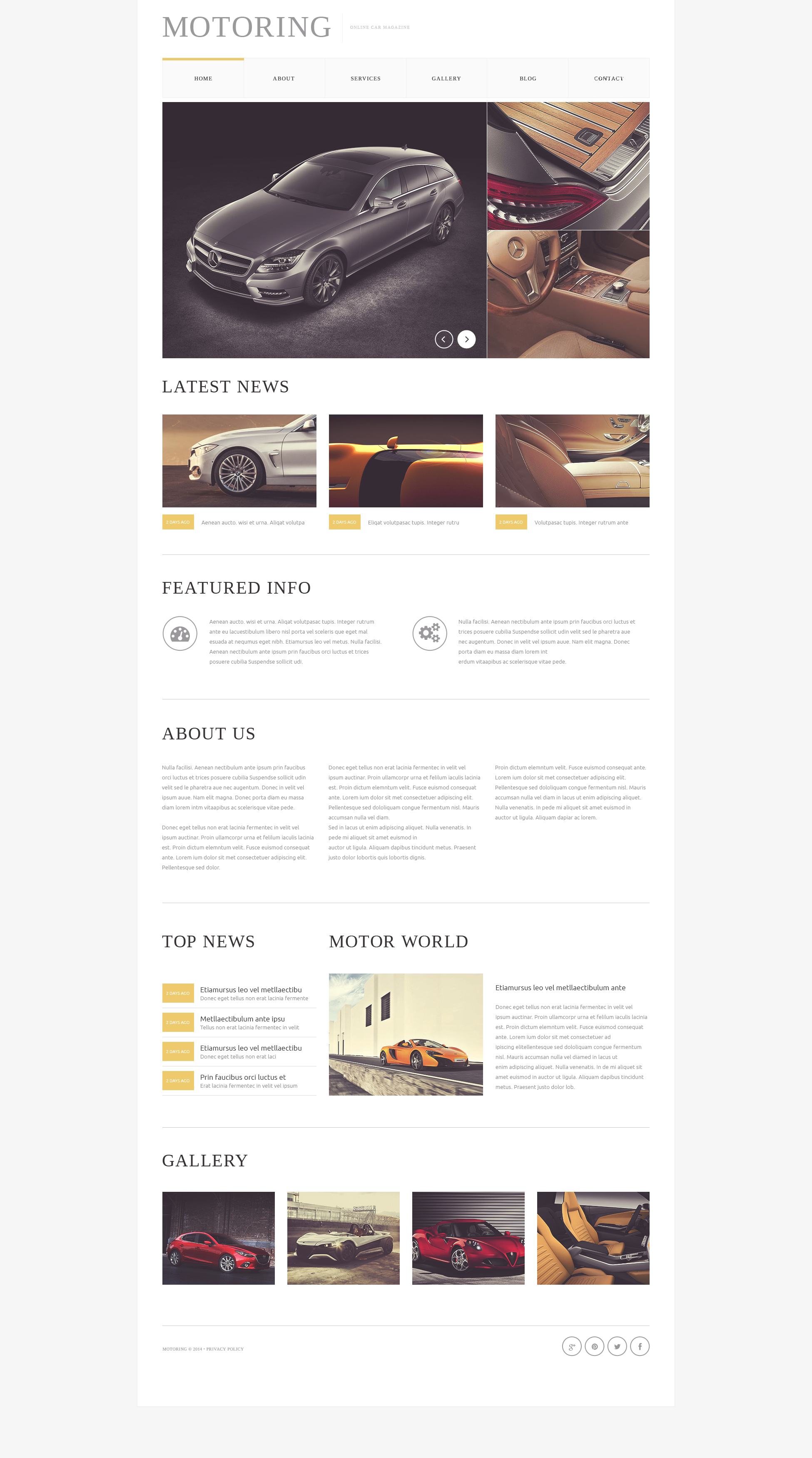 Car  Bike Magazine Drupal Template