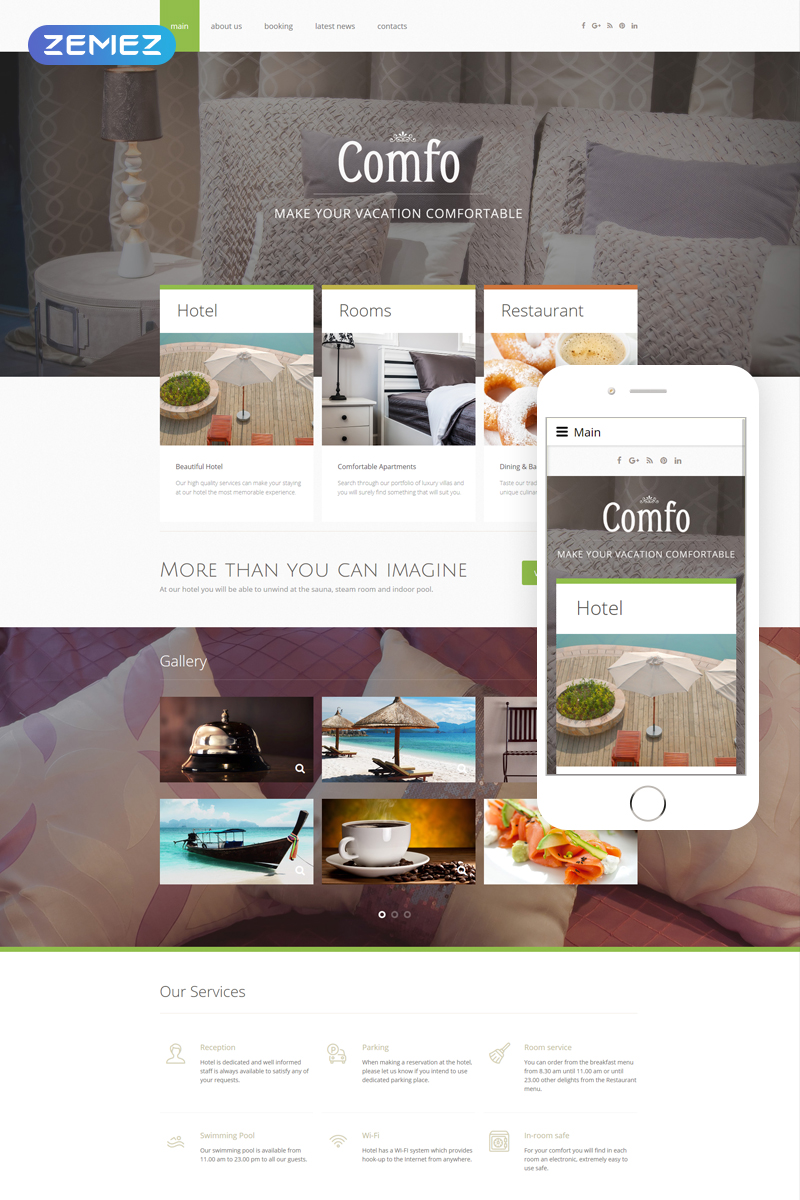 Cozy Vacation Joomla Template