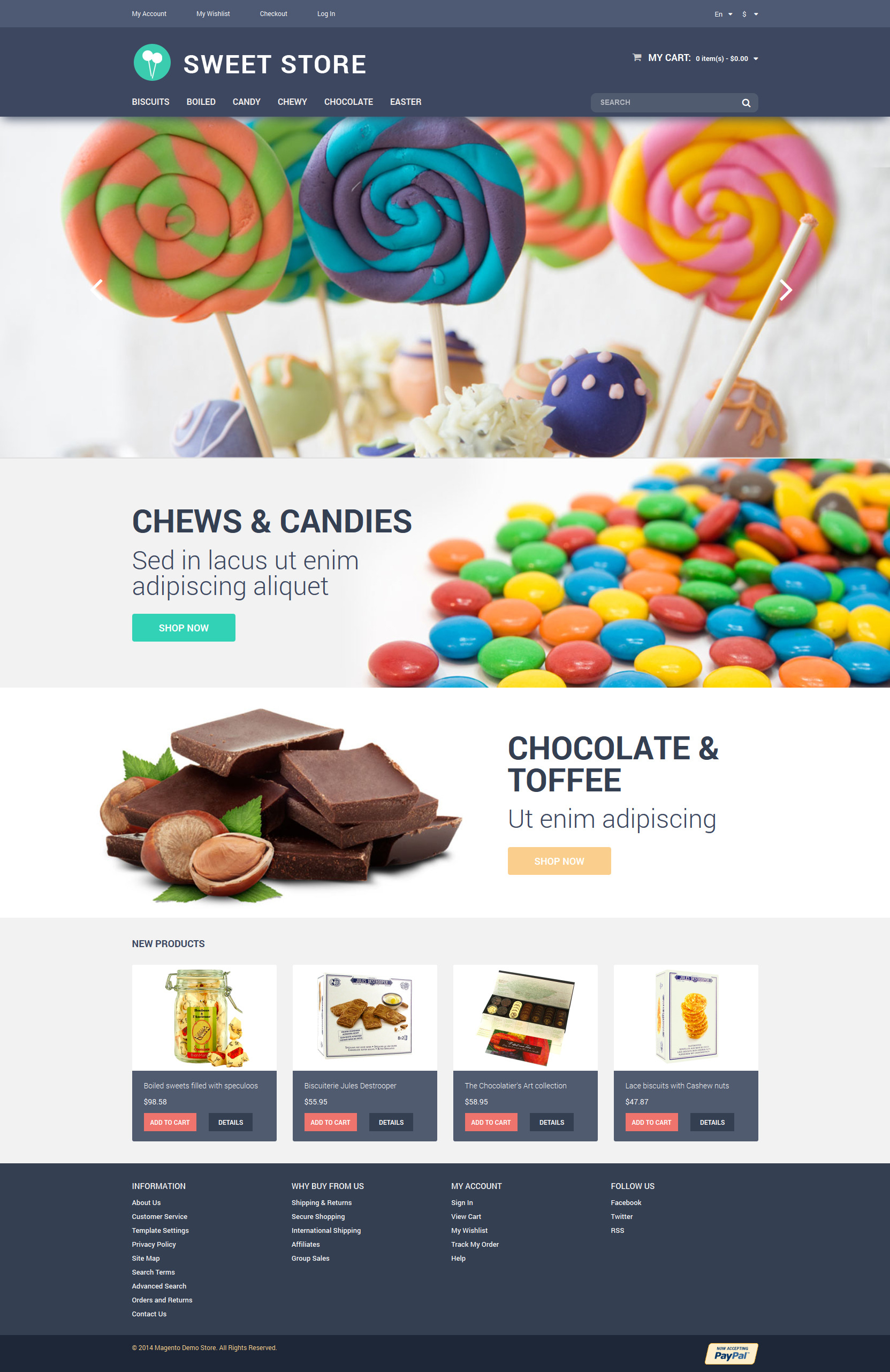 Candy Web Store Magento Theme