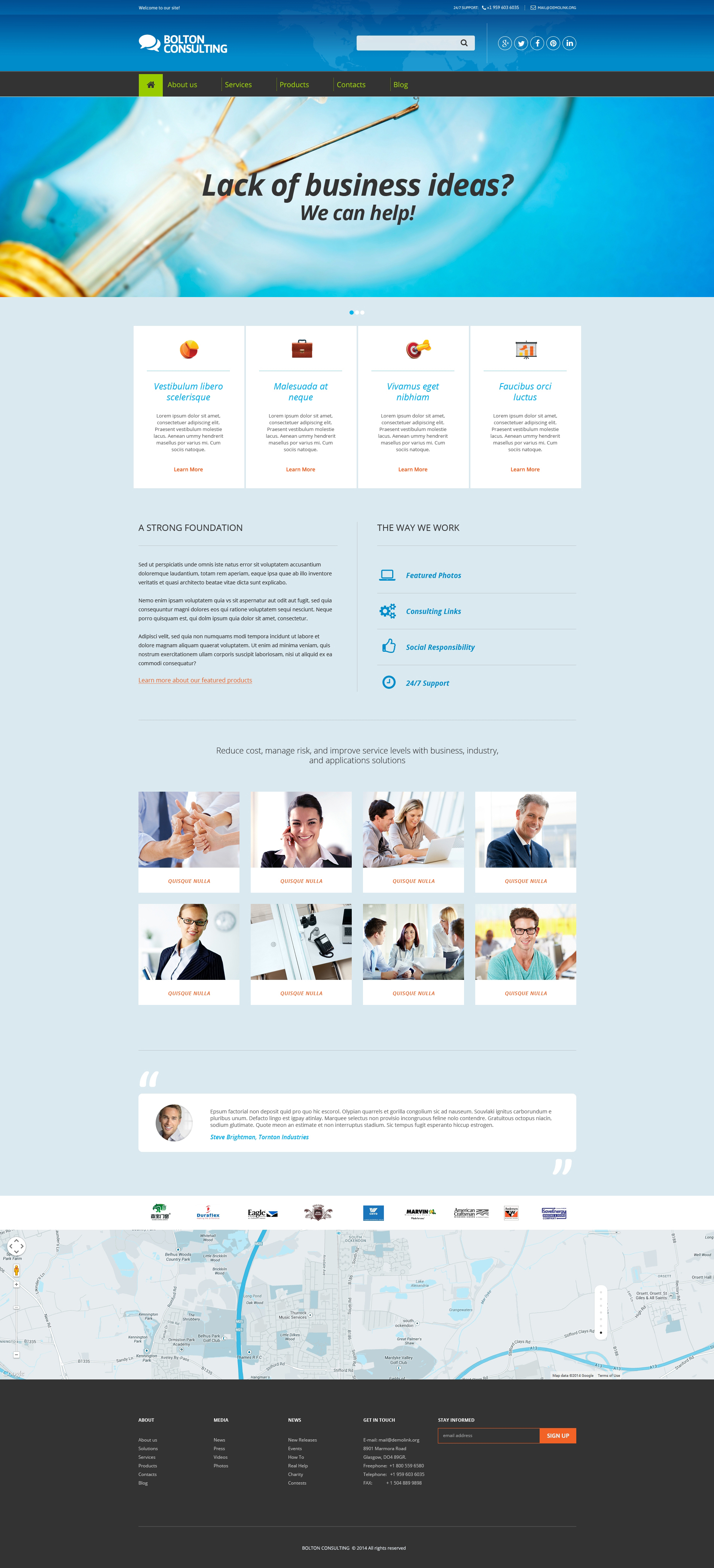 Business Consulting Drupal Template