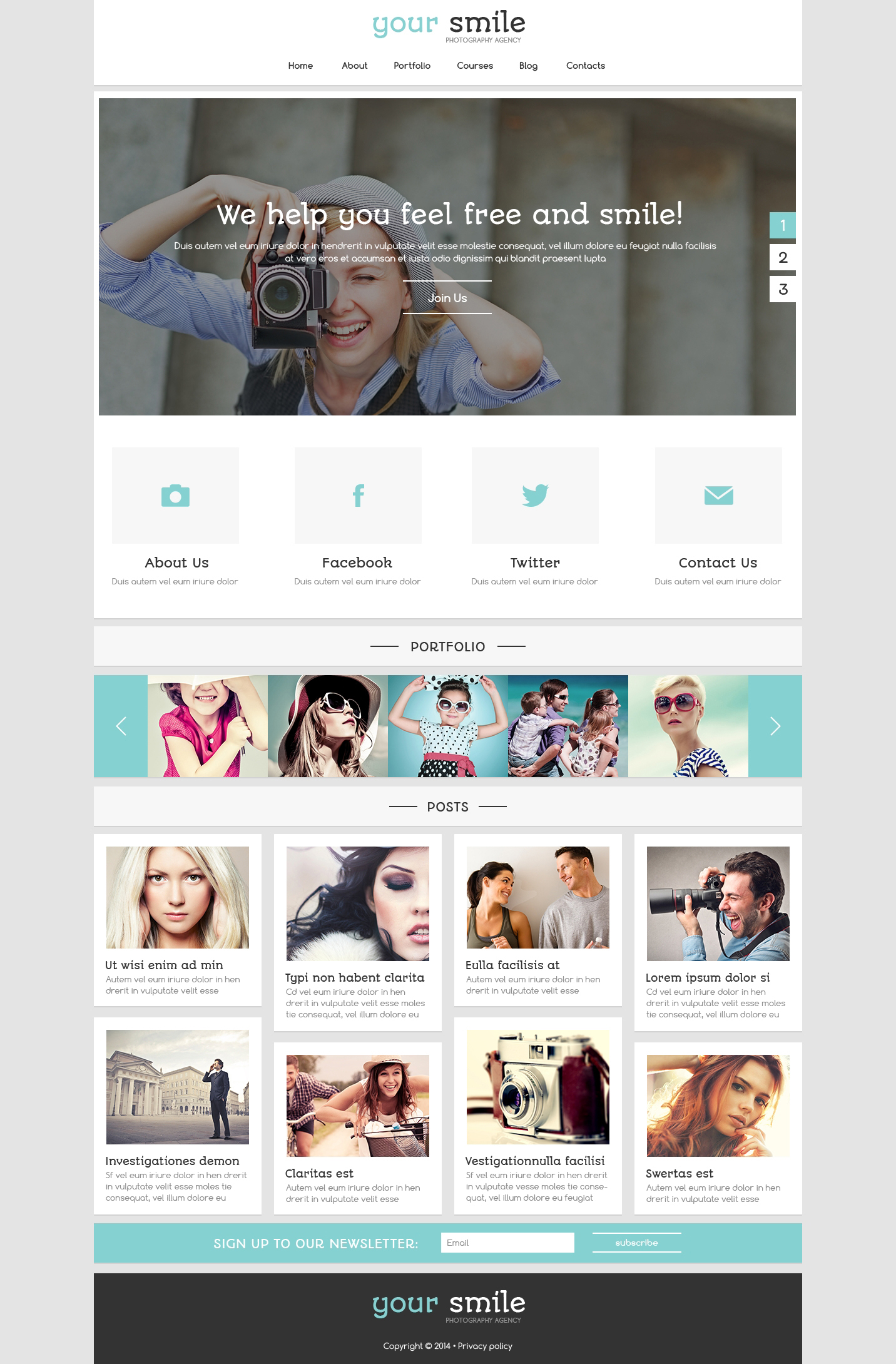 Online Portfolio Joomla Template