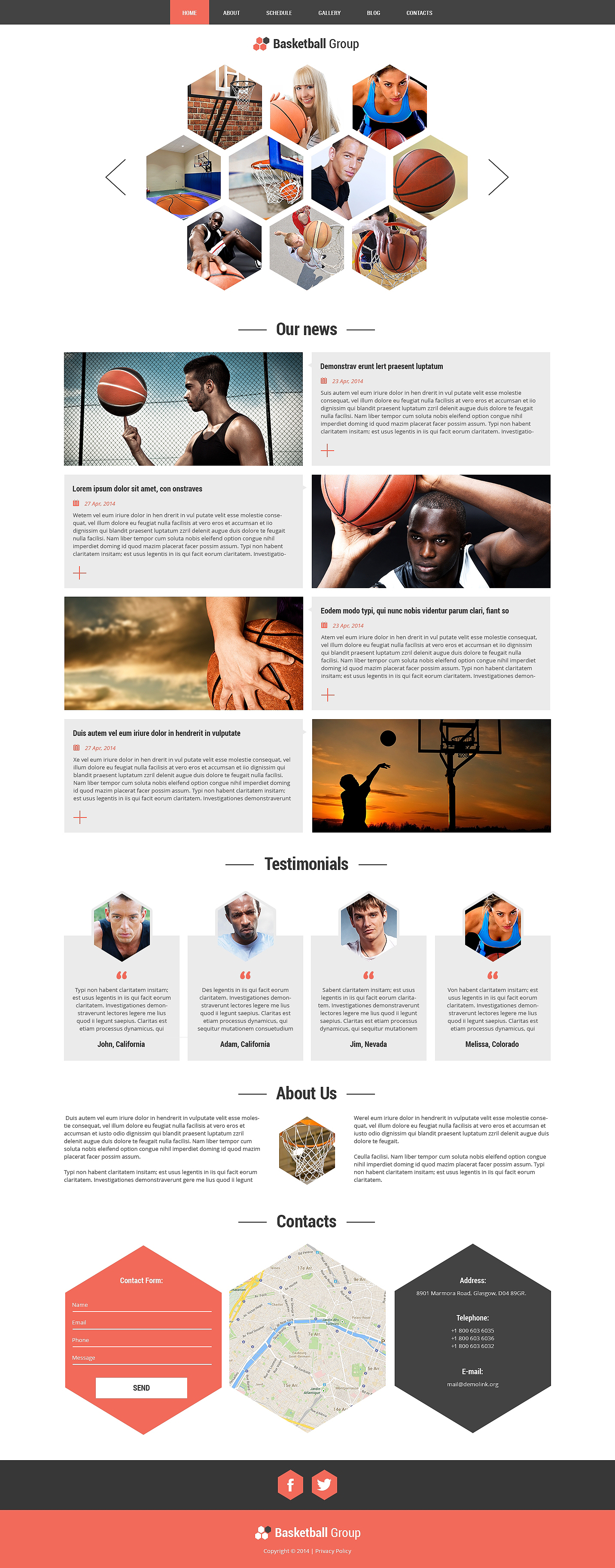 NBA Fan Board Joomla Template