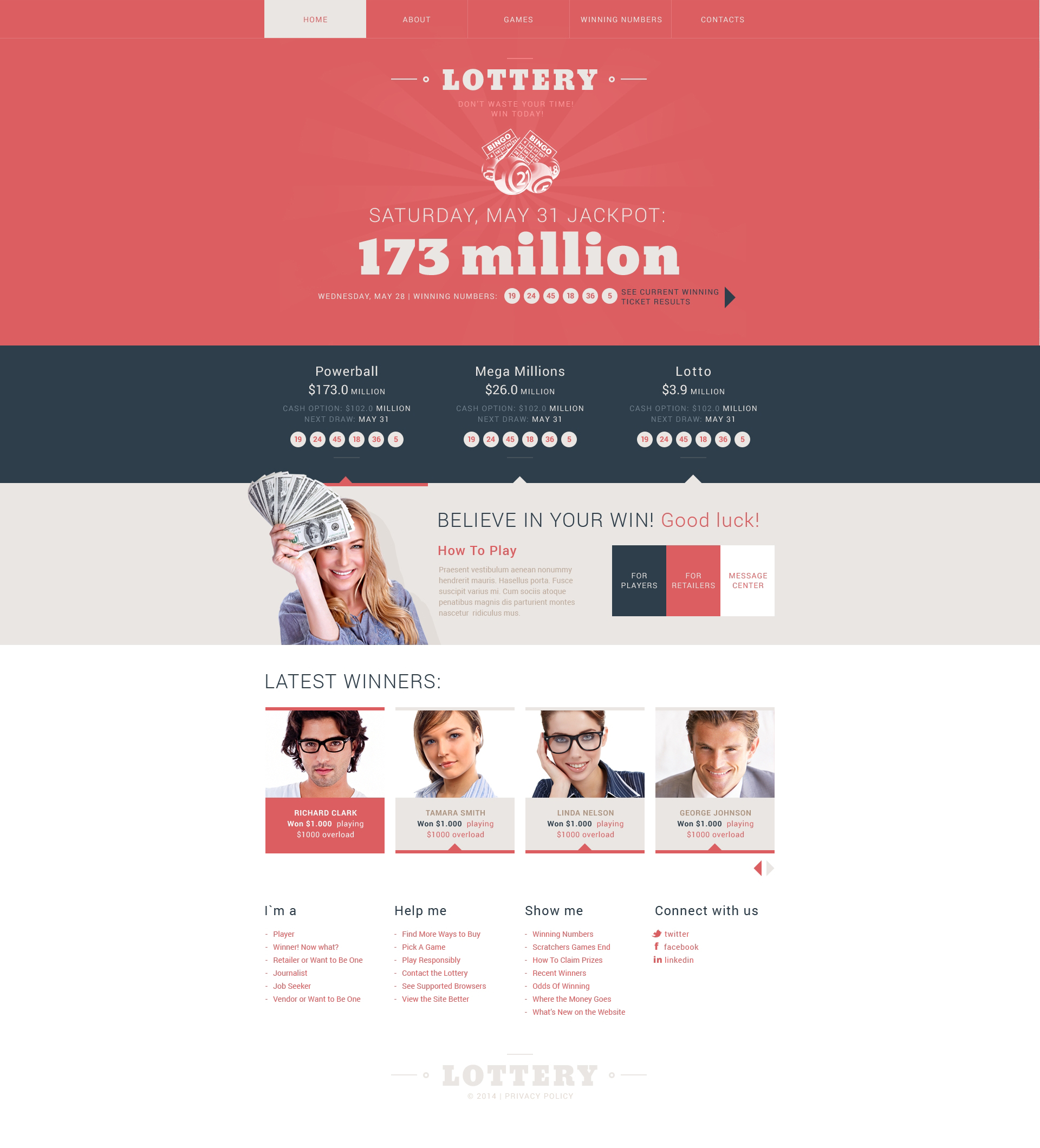 Online Casino Responsive Website Template