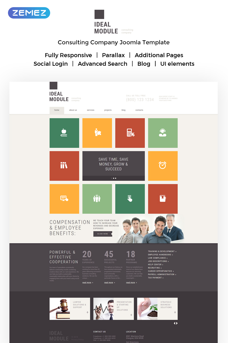 Consulting Agencies Joomla Template