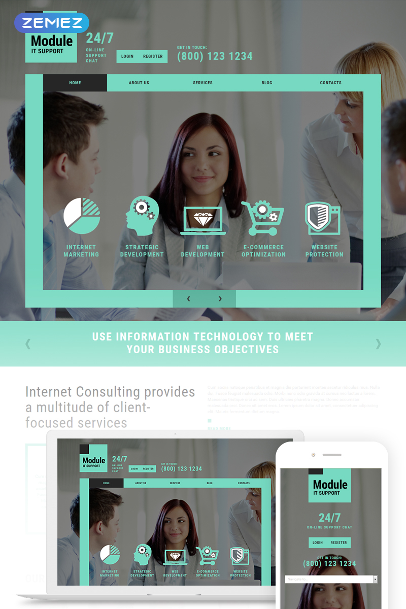 IT Company Joomla Template