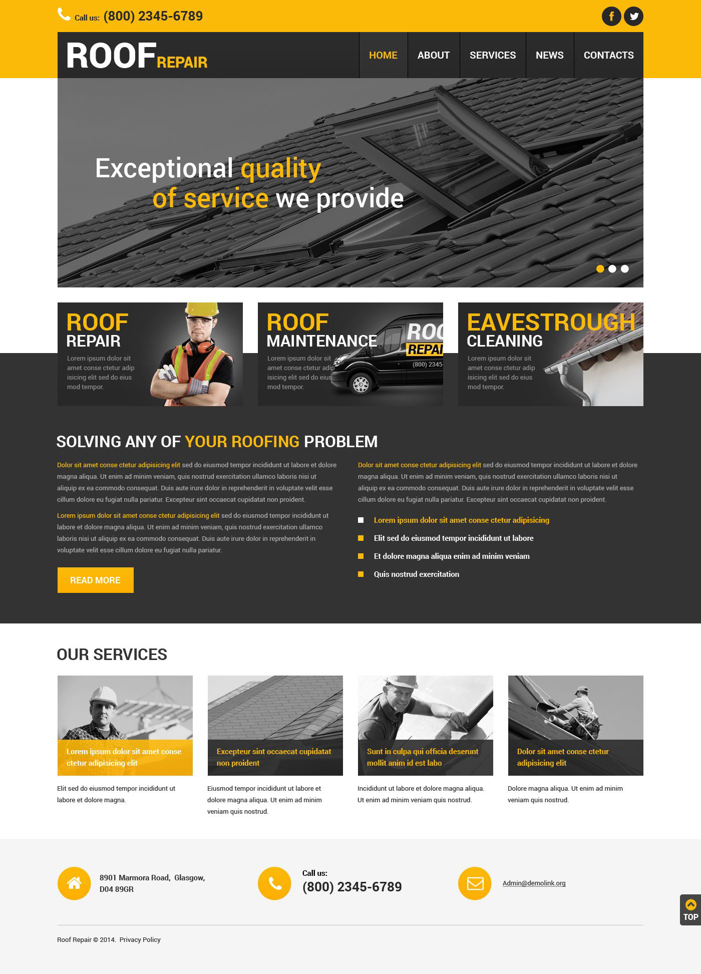 Home Remodeling Responsive Joomla Template