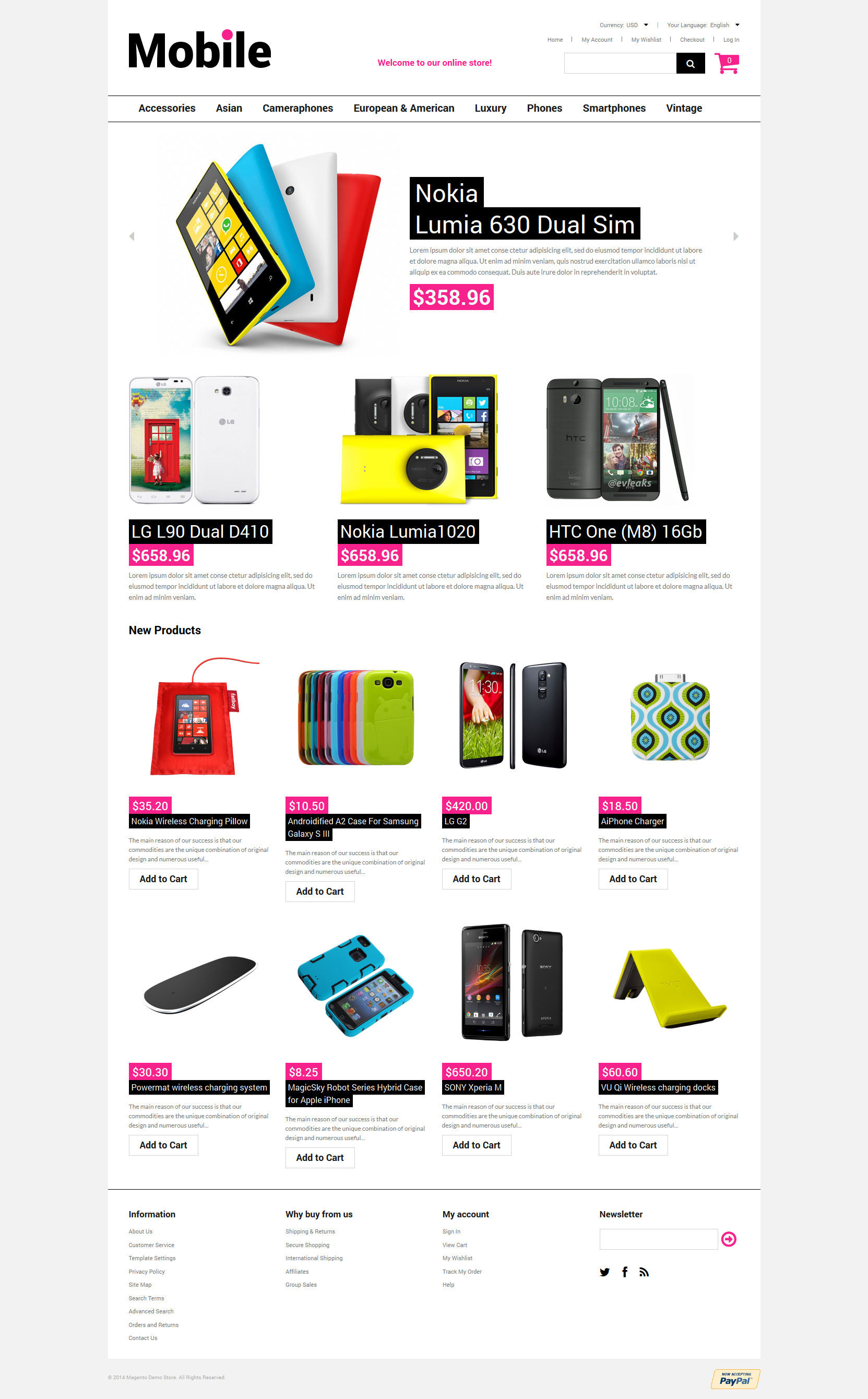 Mobile Stuff Magento Theme