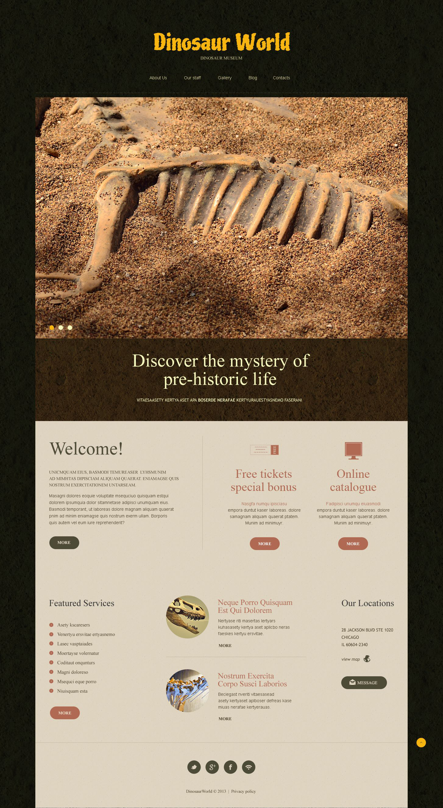 Museum Responsive Joomla Template