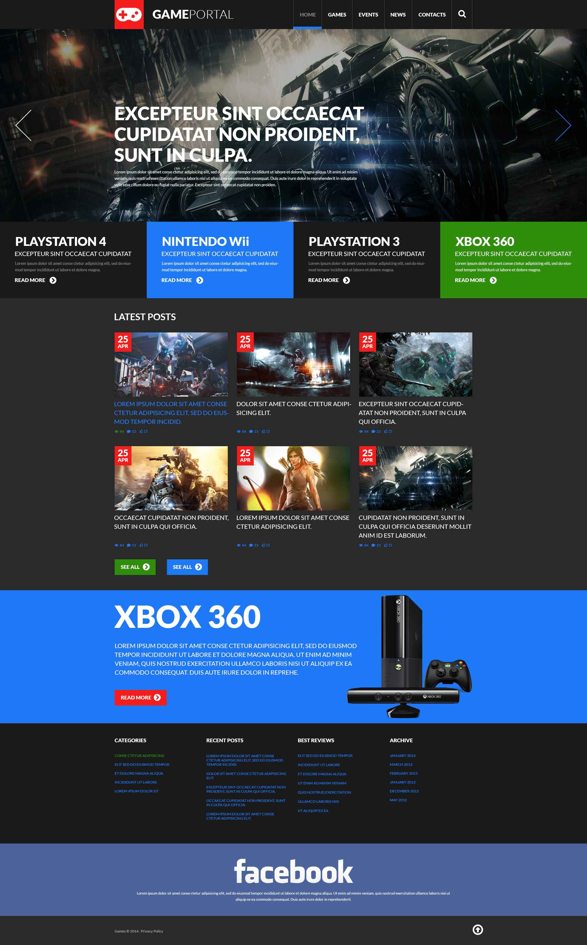 Gaming Fan Board WordPress Theme