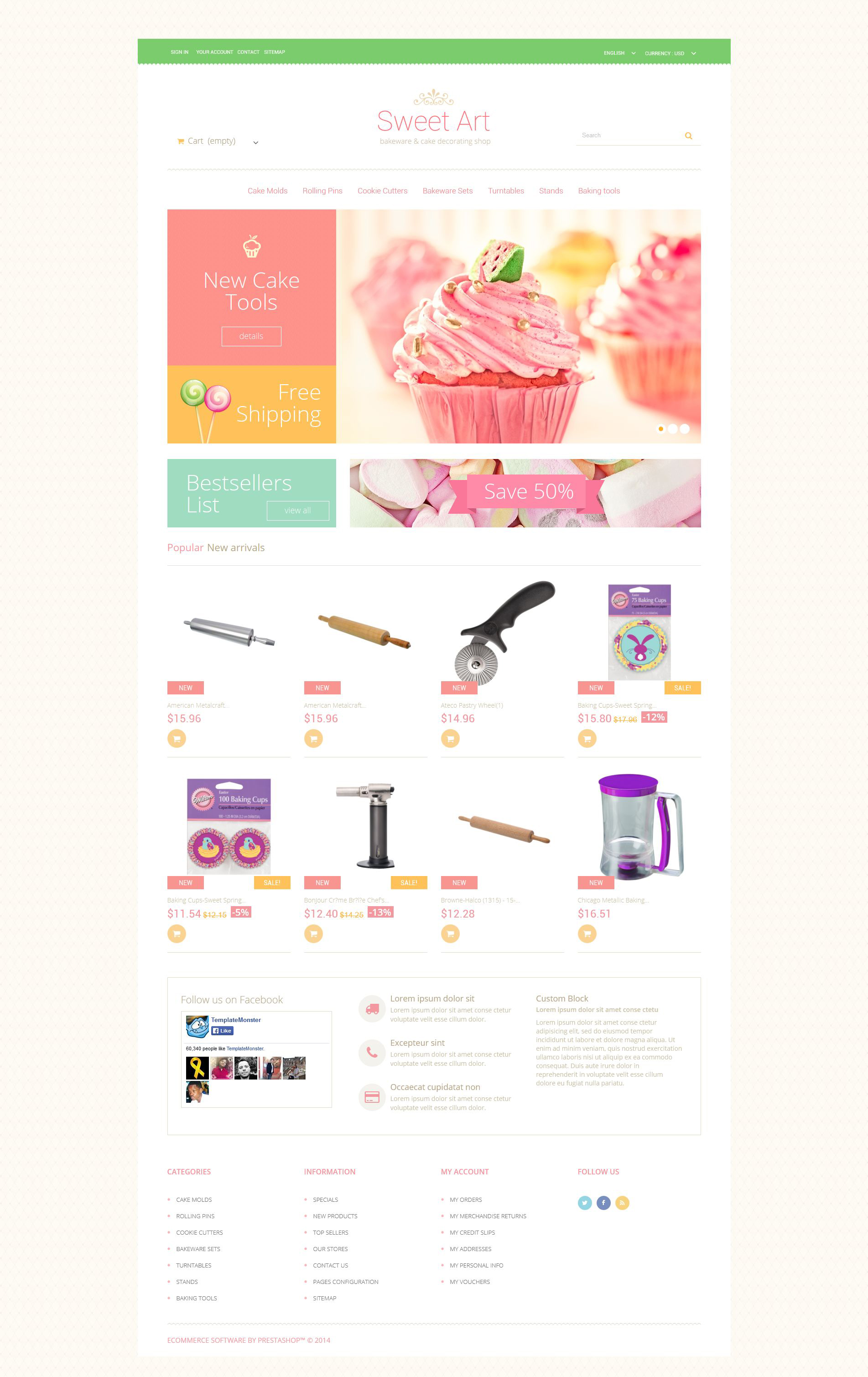 Sweet Tooth PrestaShop Theme