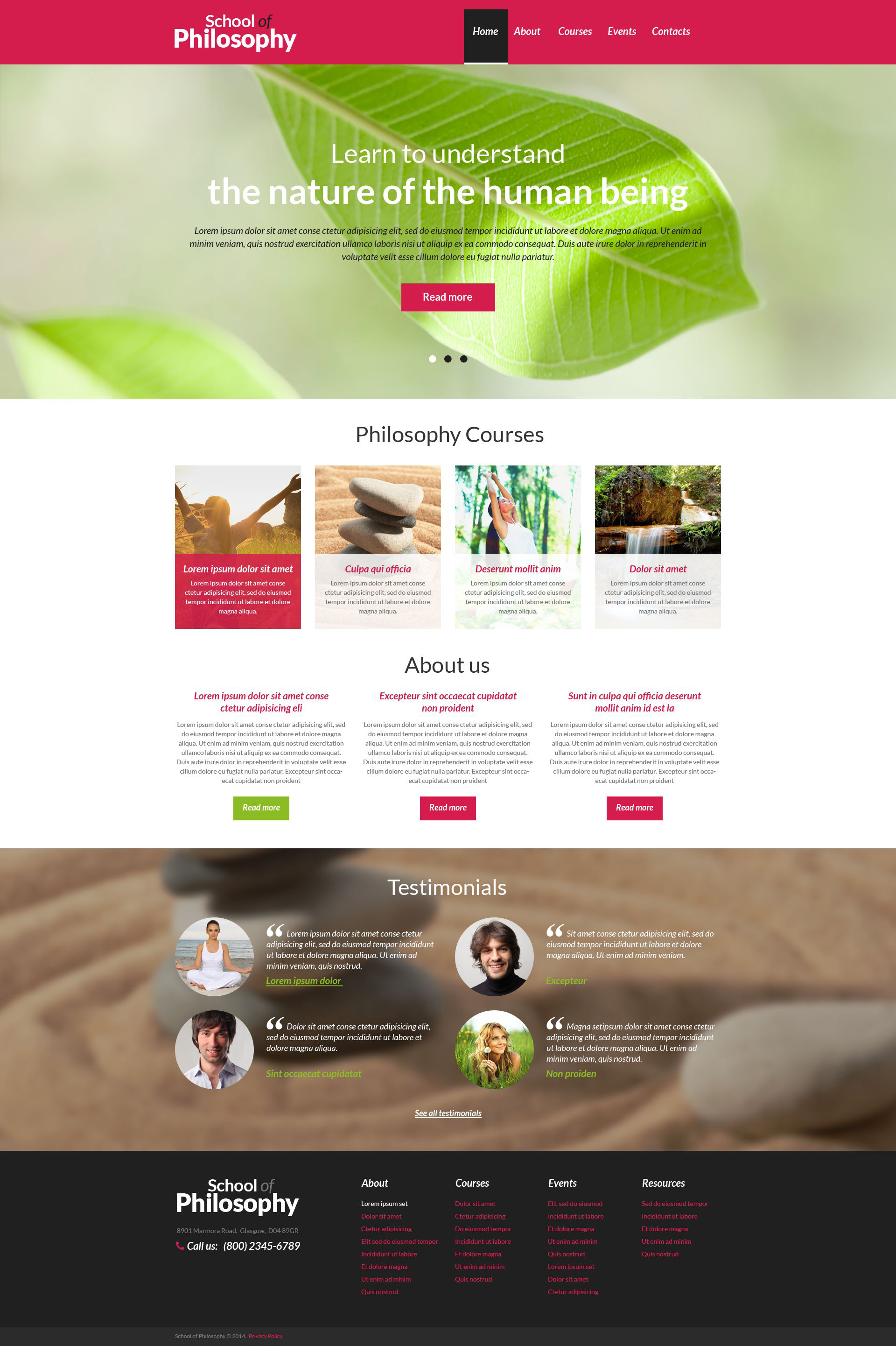 Spiritual Enlightenment Club Drupal Template