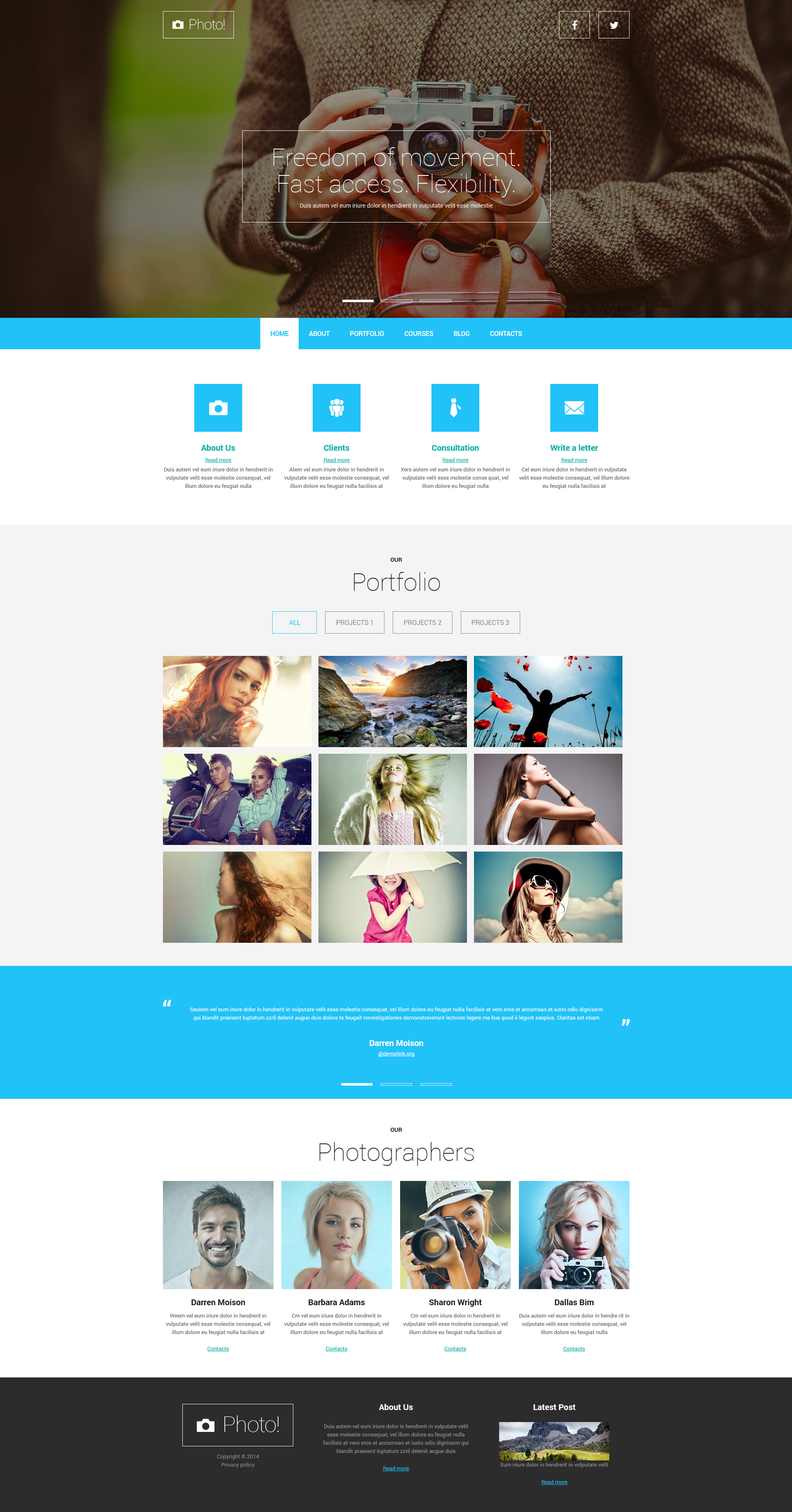 Professional Photography Joomla Template