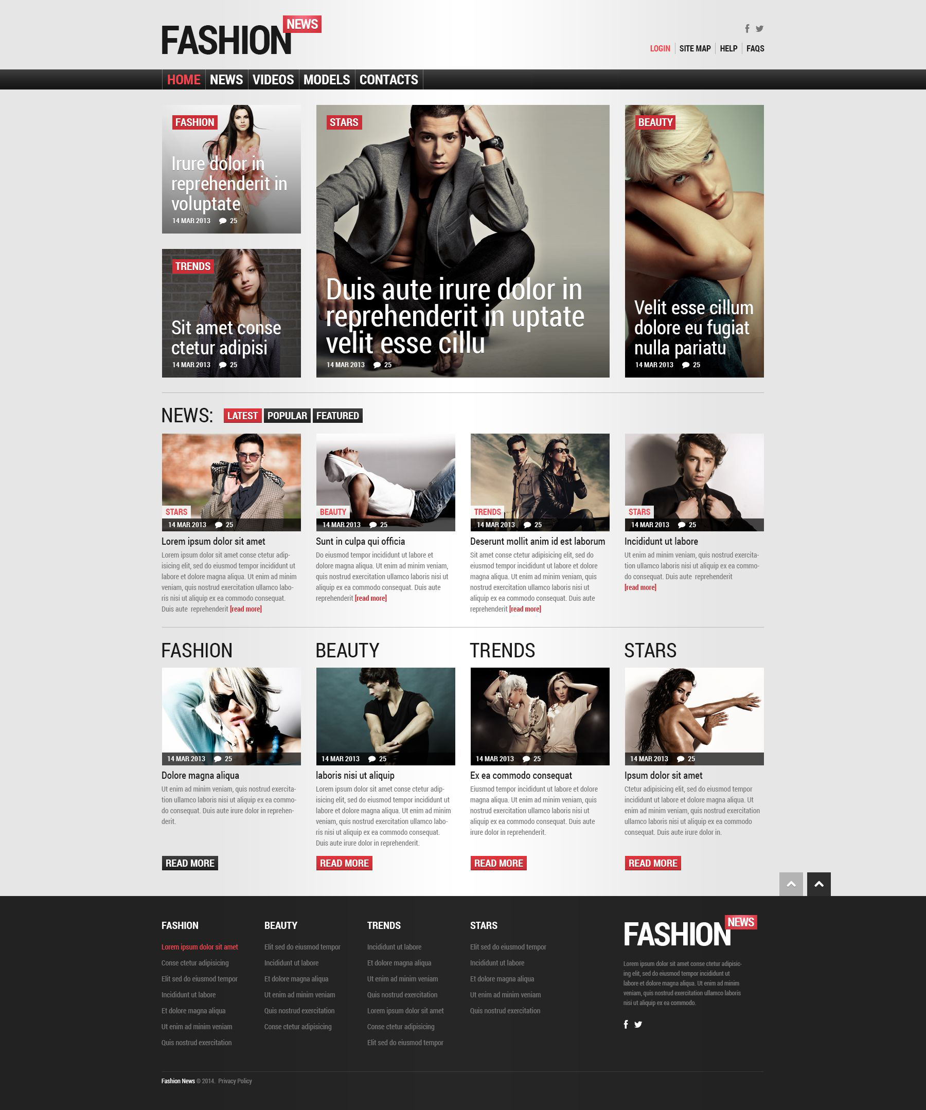 Fashion Responsive Joomla Template