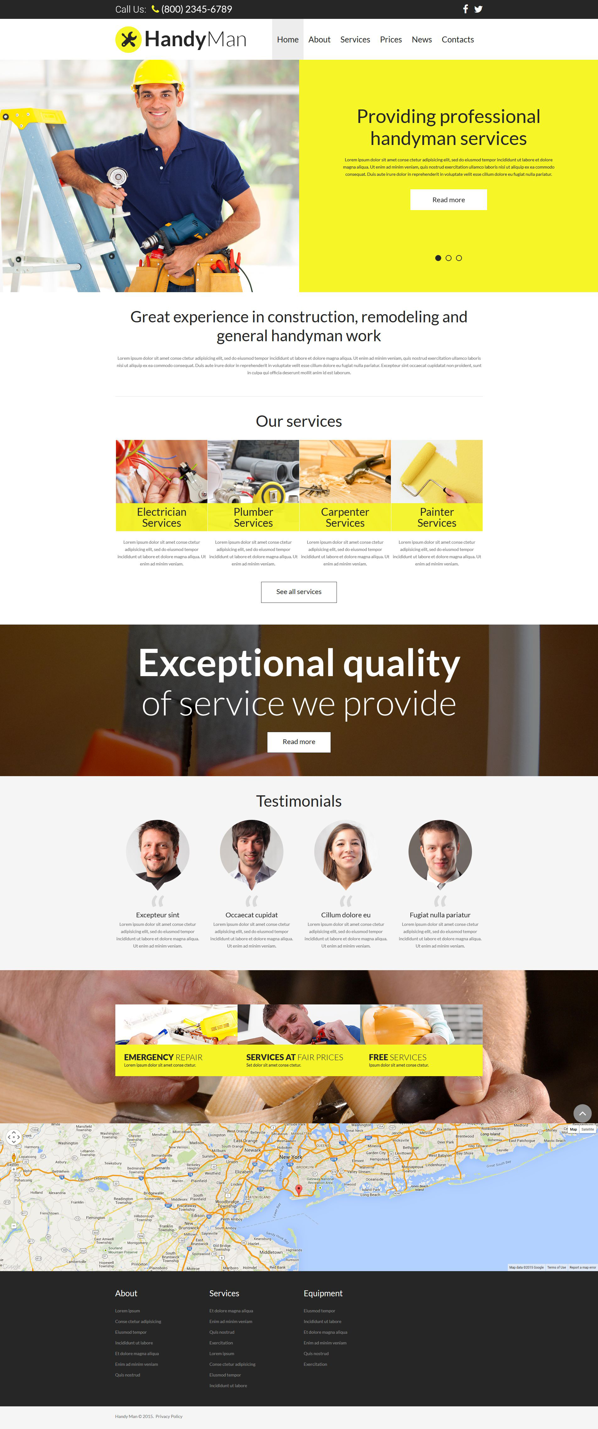 Handyman Services Joomla Template