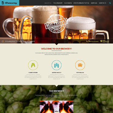 Brewery Website Templates. Best Brewery Website Themes