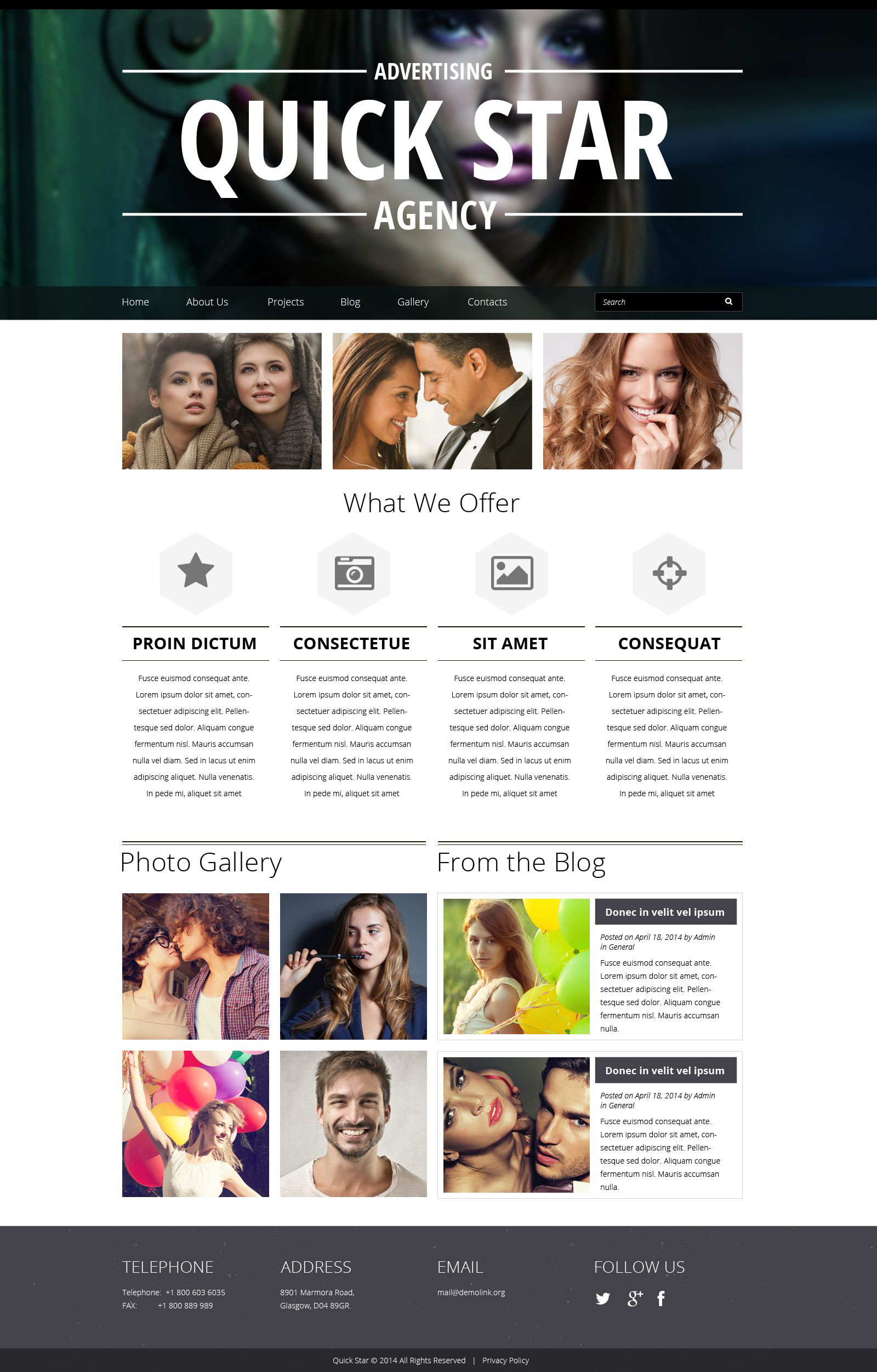 Pro Creative Advertising Drupal Template