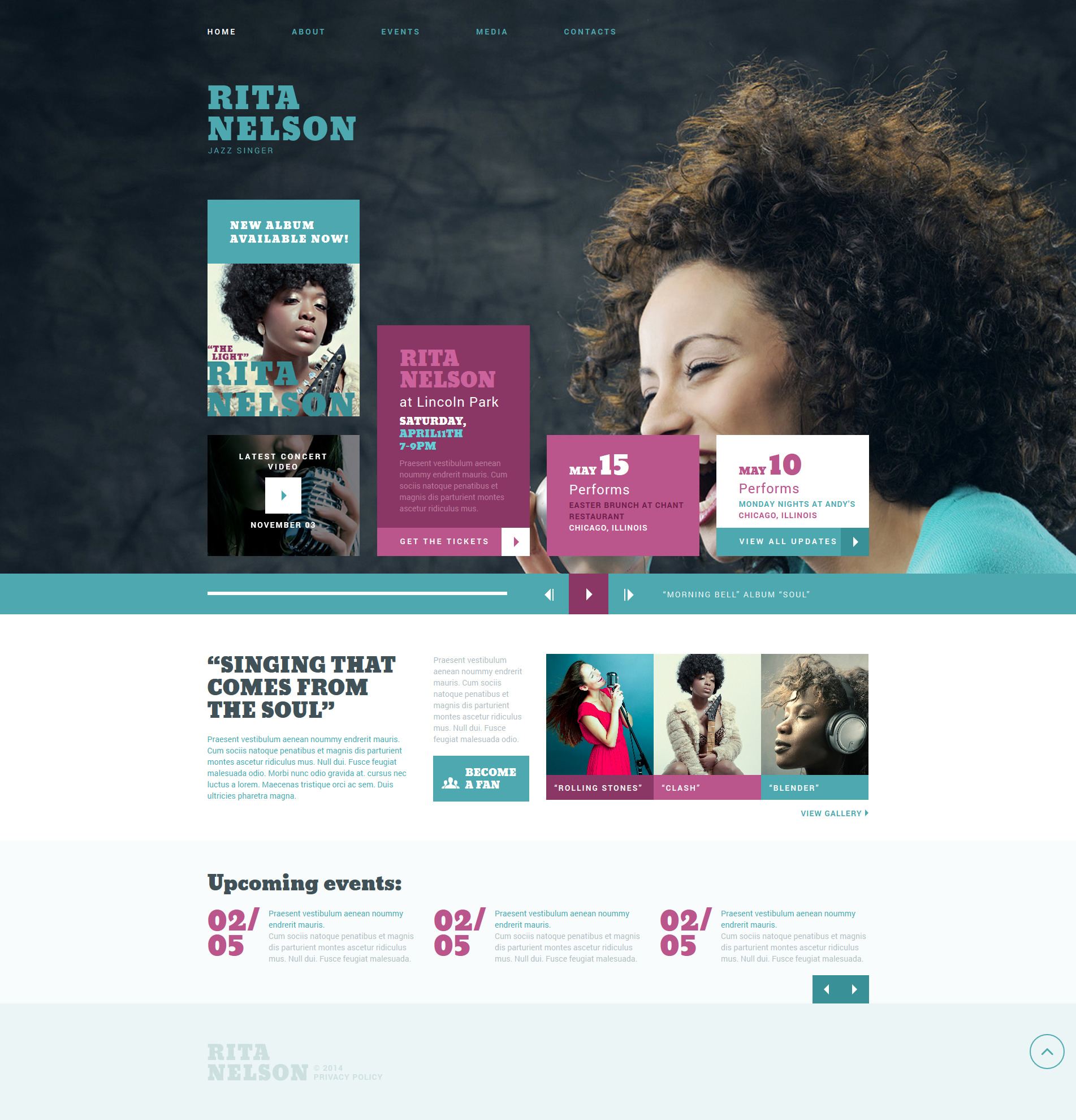 Personal Page Responsive Joomla Template