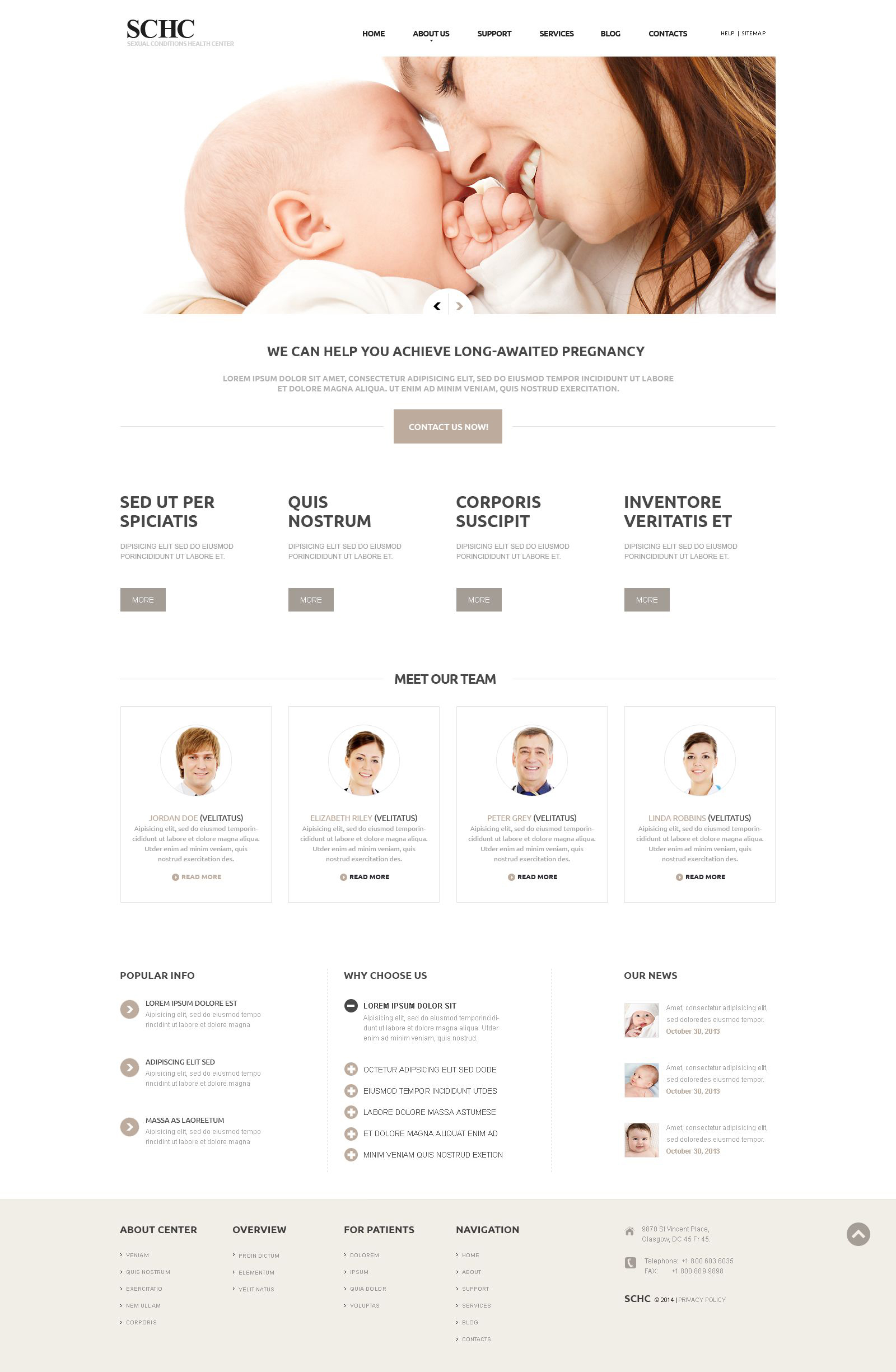 Medical Responsive Joomla Template