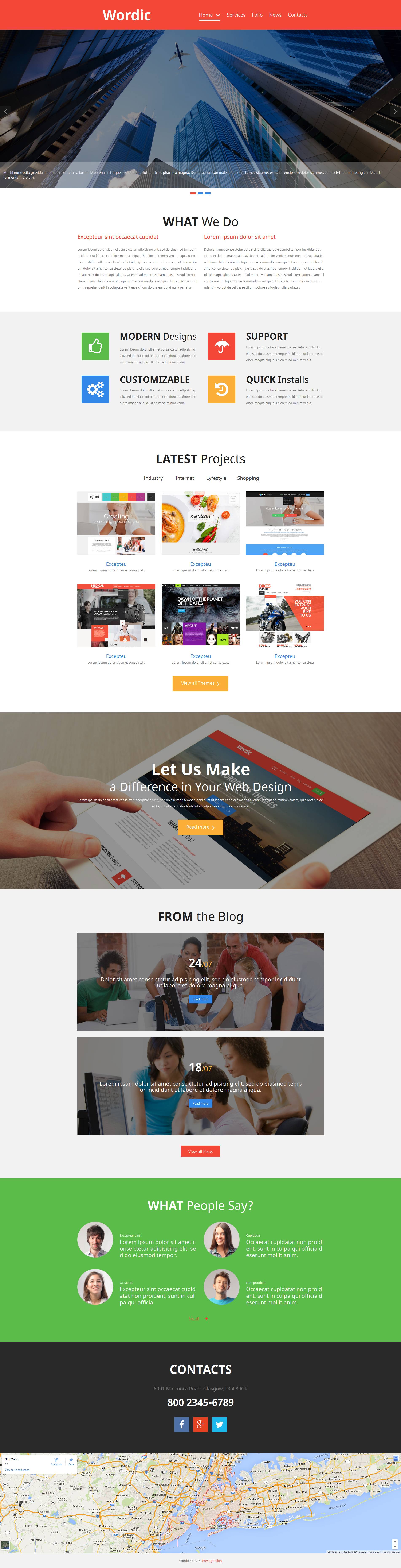 Design Studio Moto CMS 3 Template