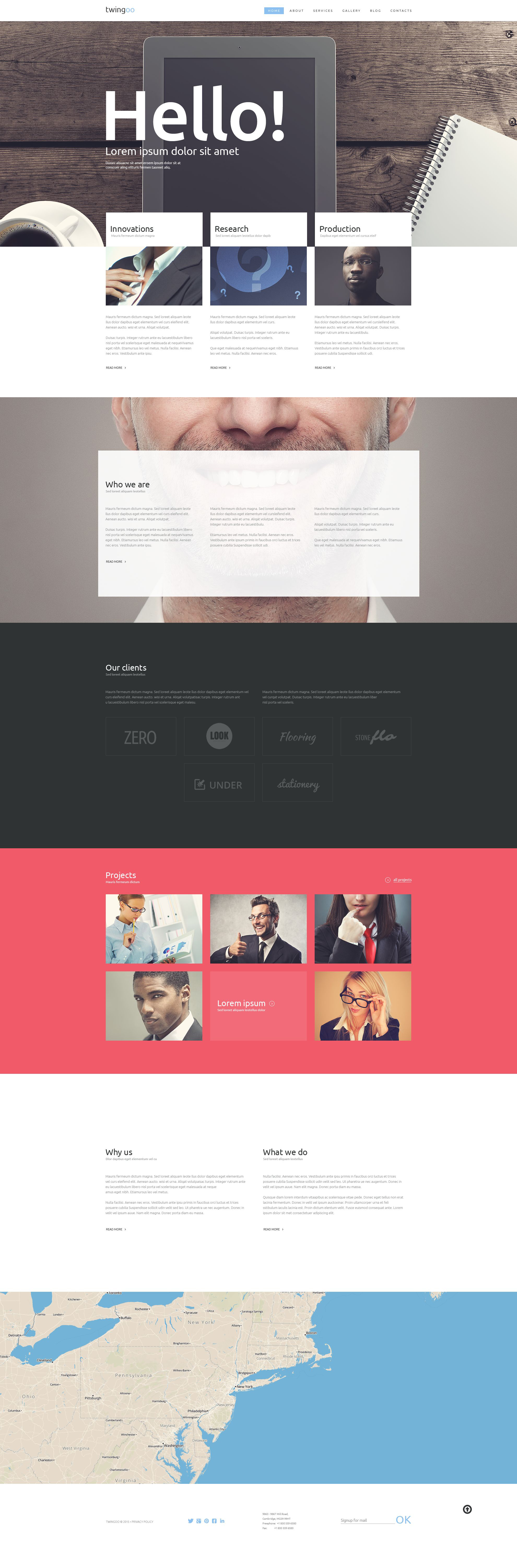 Business Promotion WordPress Theme