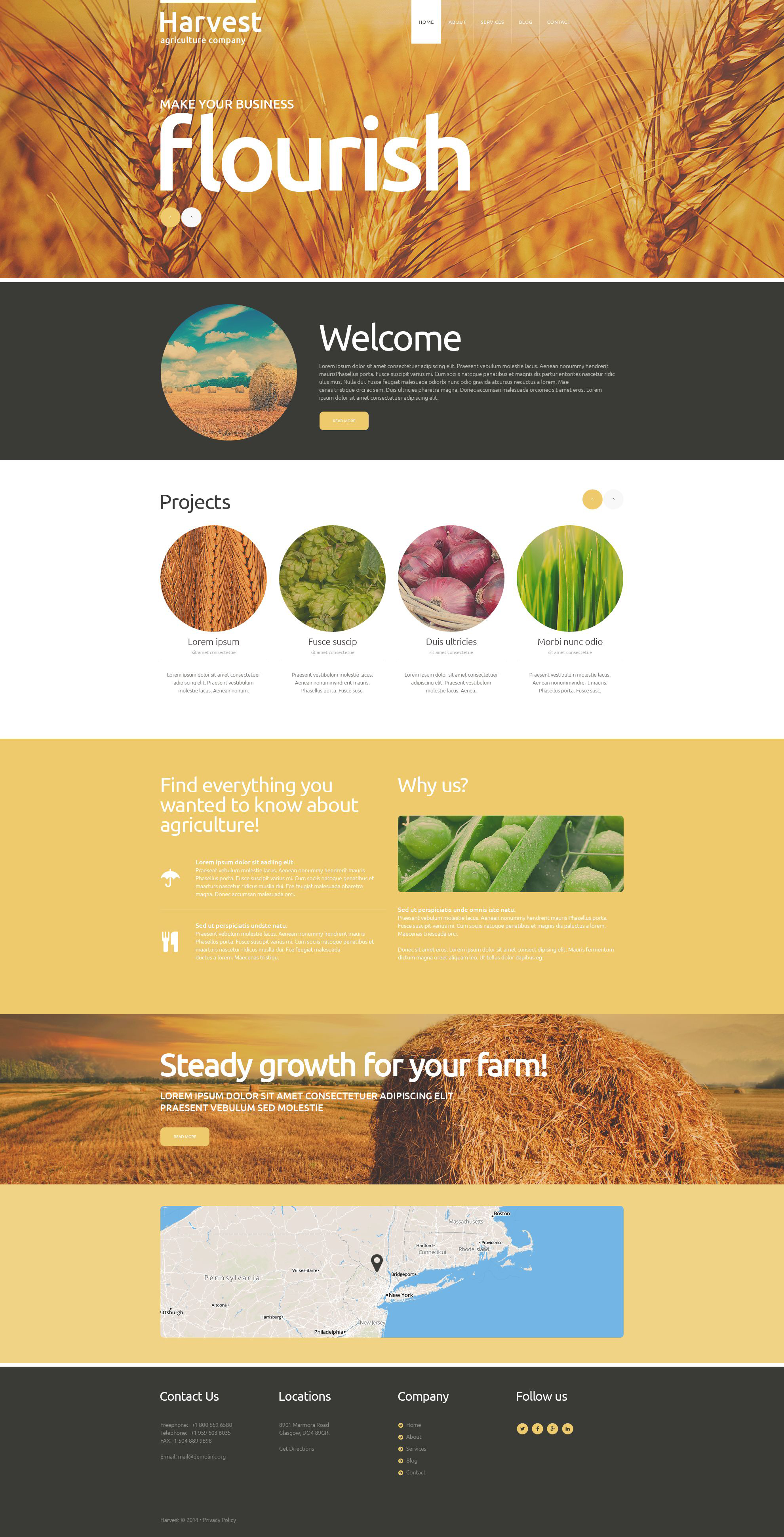 Buy  Grow Harvest Team Joomla Template