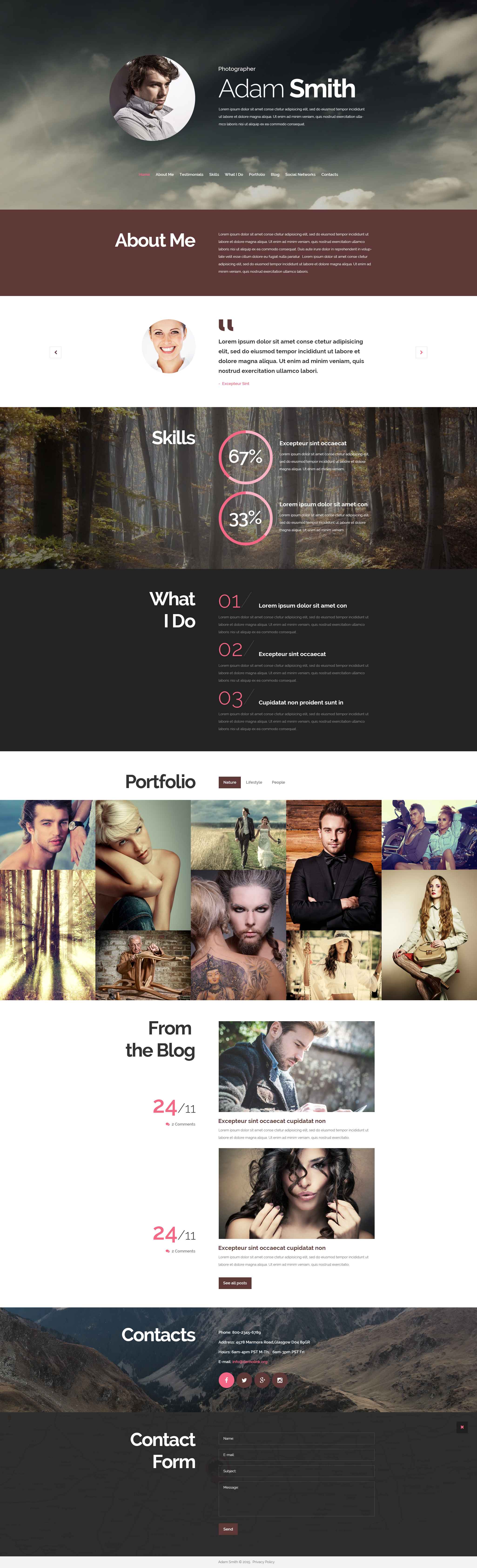 Pro Photographer Drupal Template