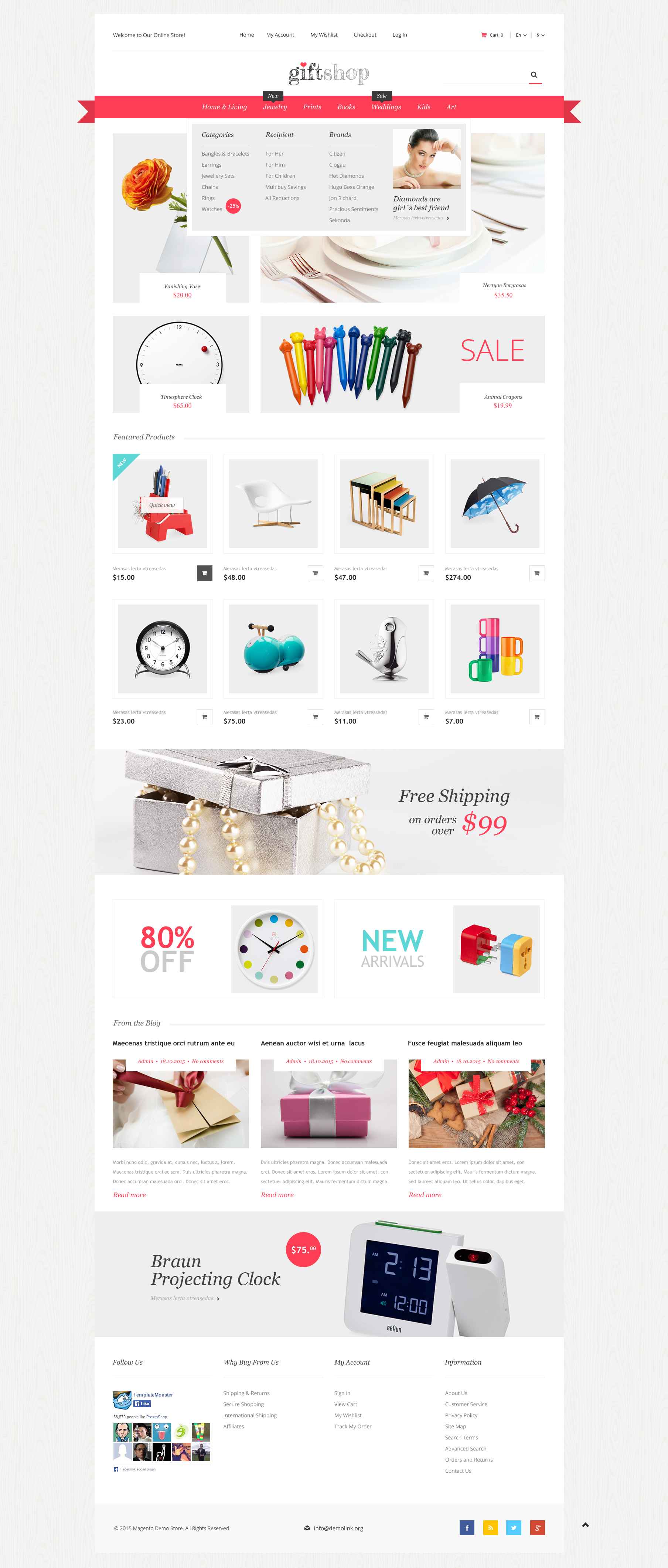 Gift Shop Magento Theme