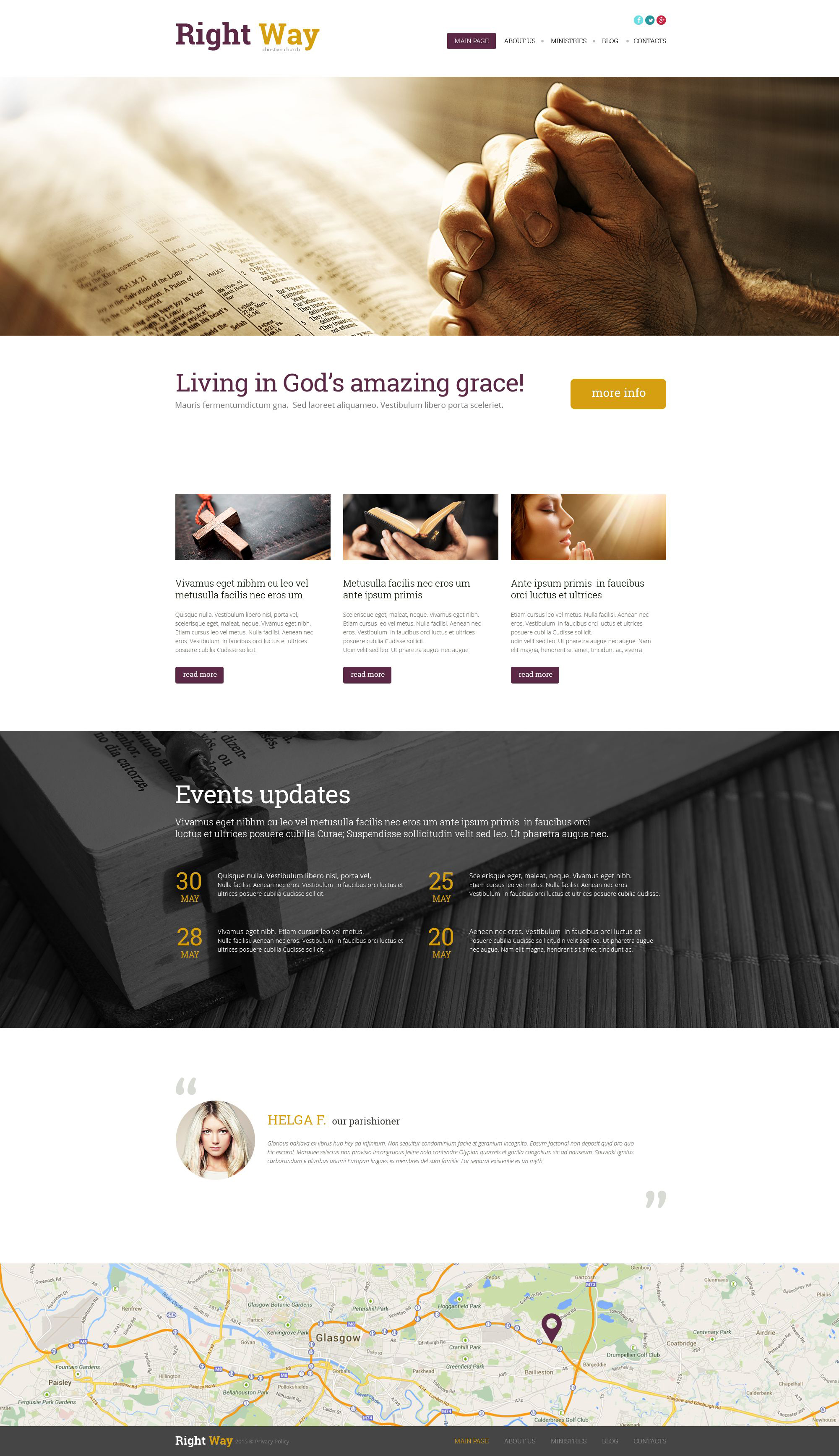 Religious WordPress Theme