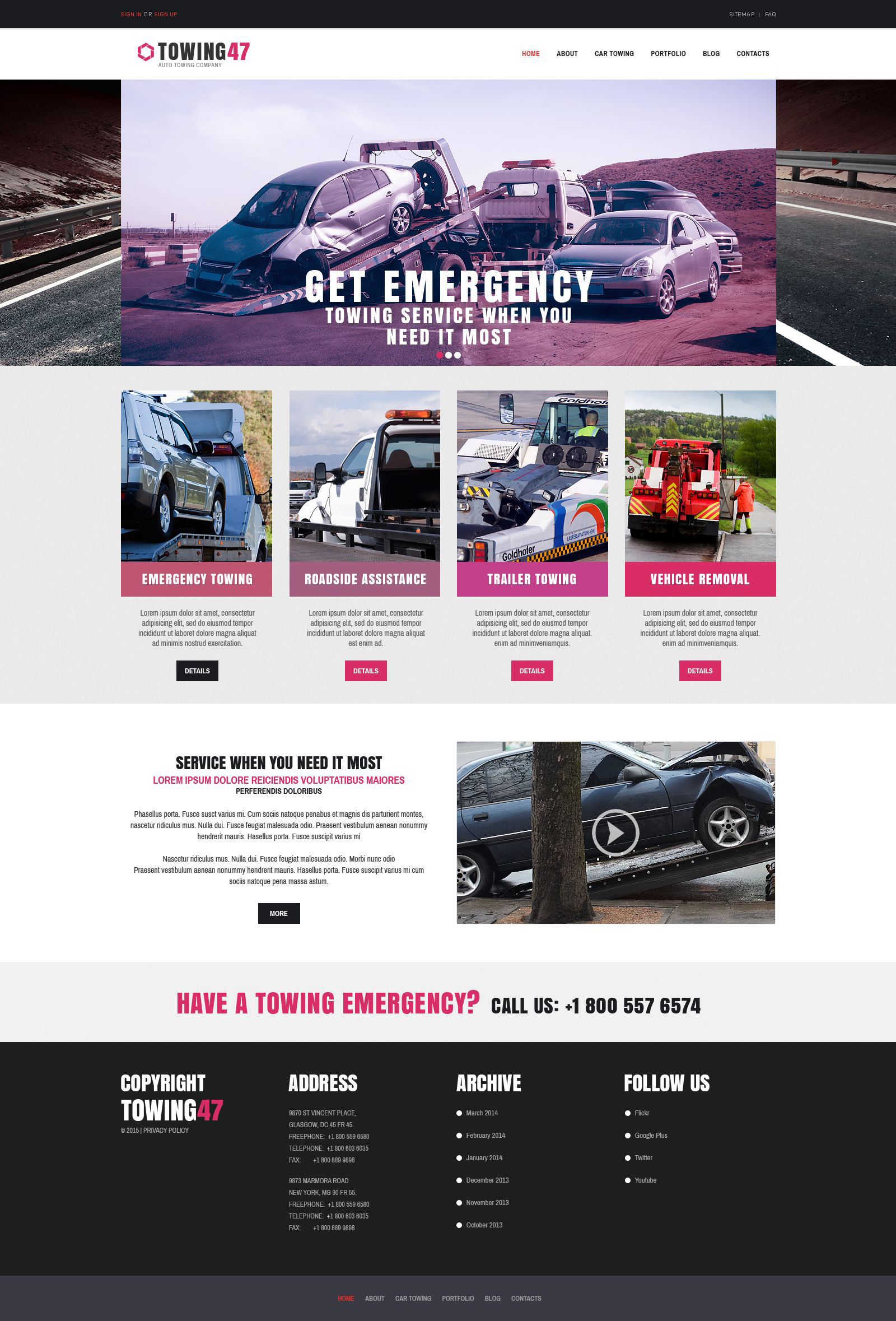 Car Repair Responsive Drupal Template