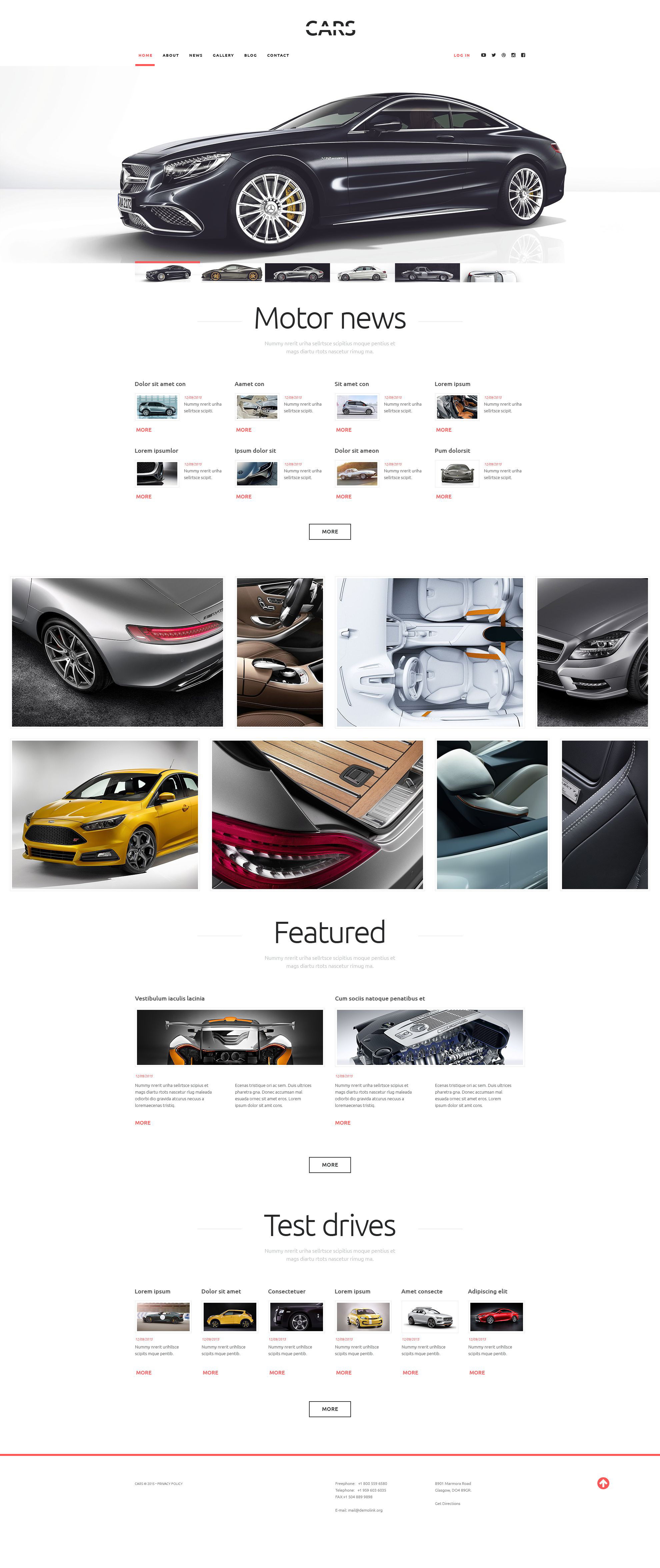 Cars WordPress Theme