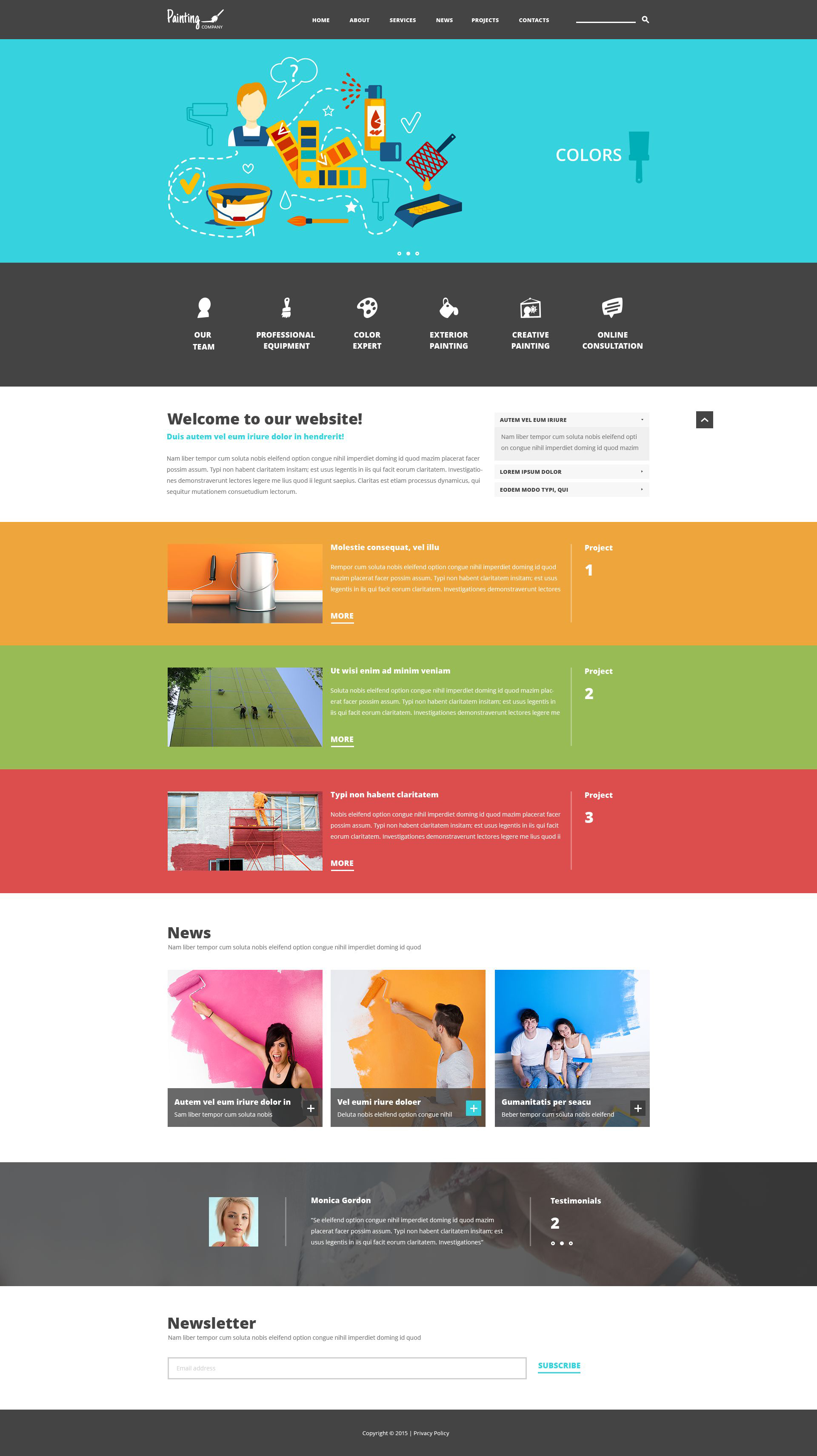 Painting Company Joomla Template