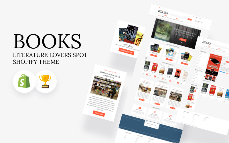 Novel Nook - Literature Online Store 2.0 Shopify Theme