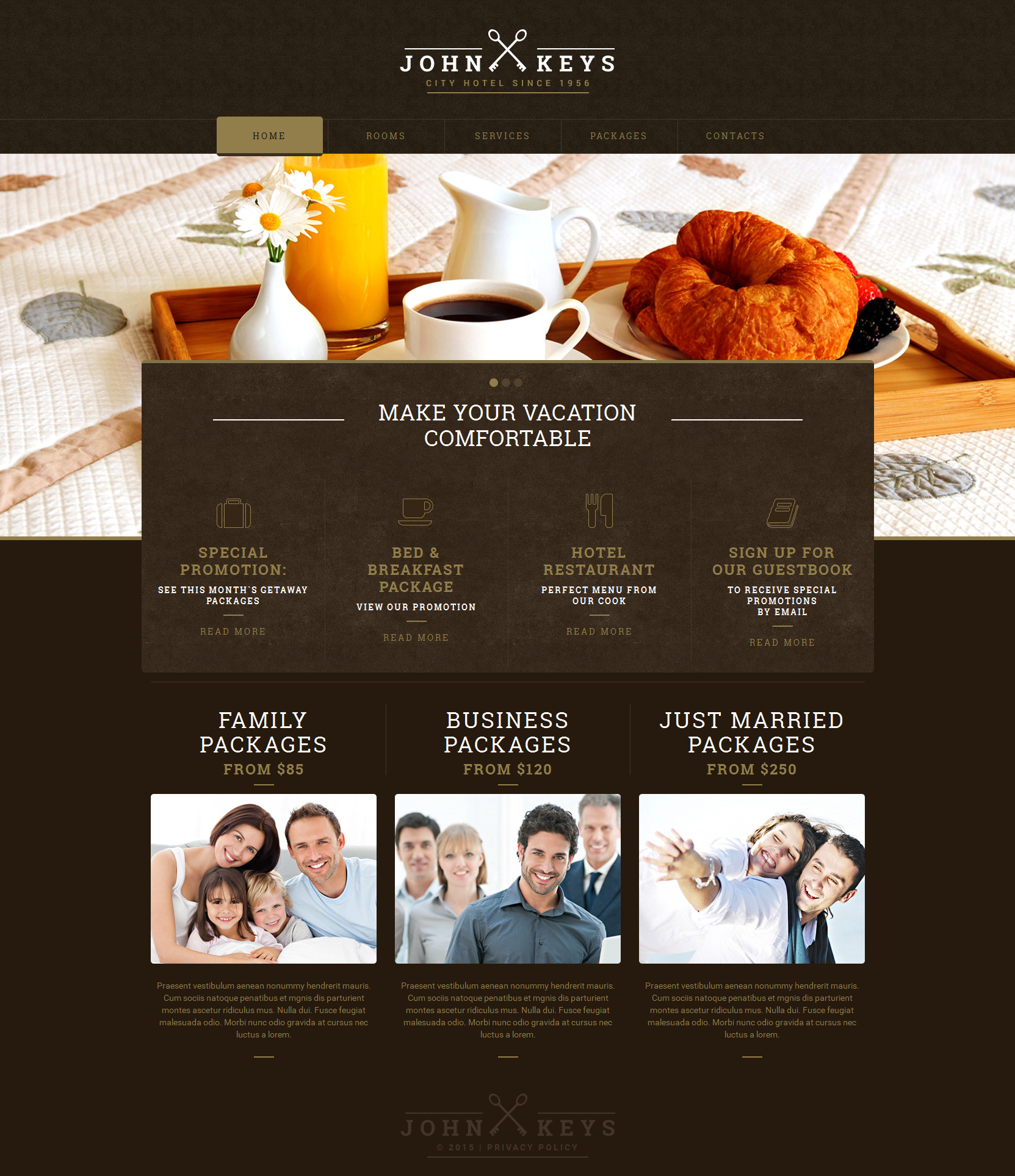 Hotels Responsive Website Template