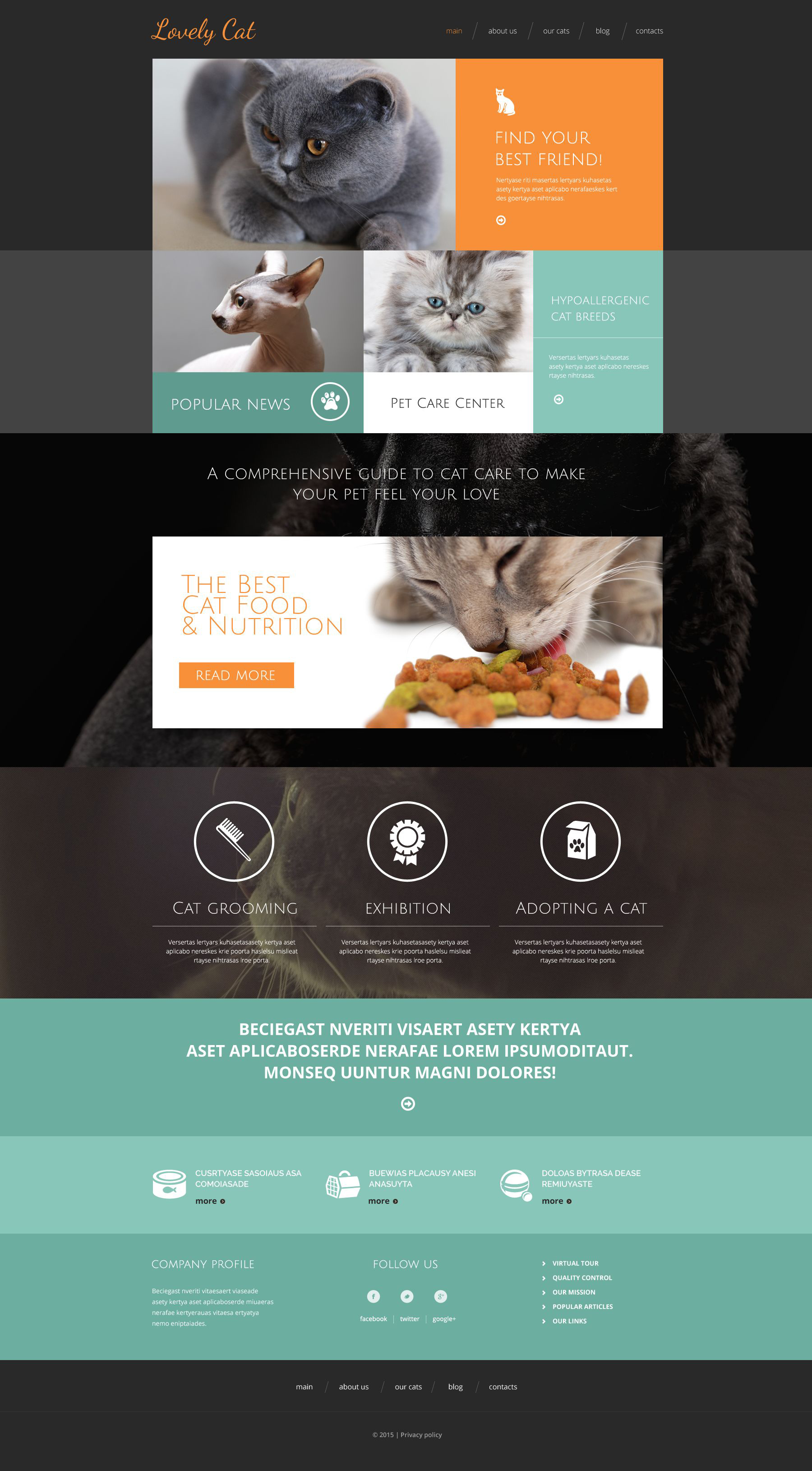 Exotic Pets Drupal Template