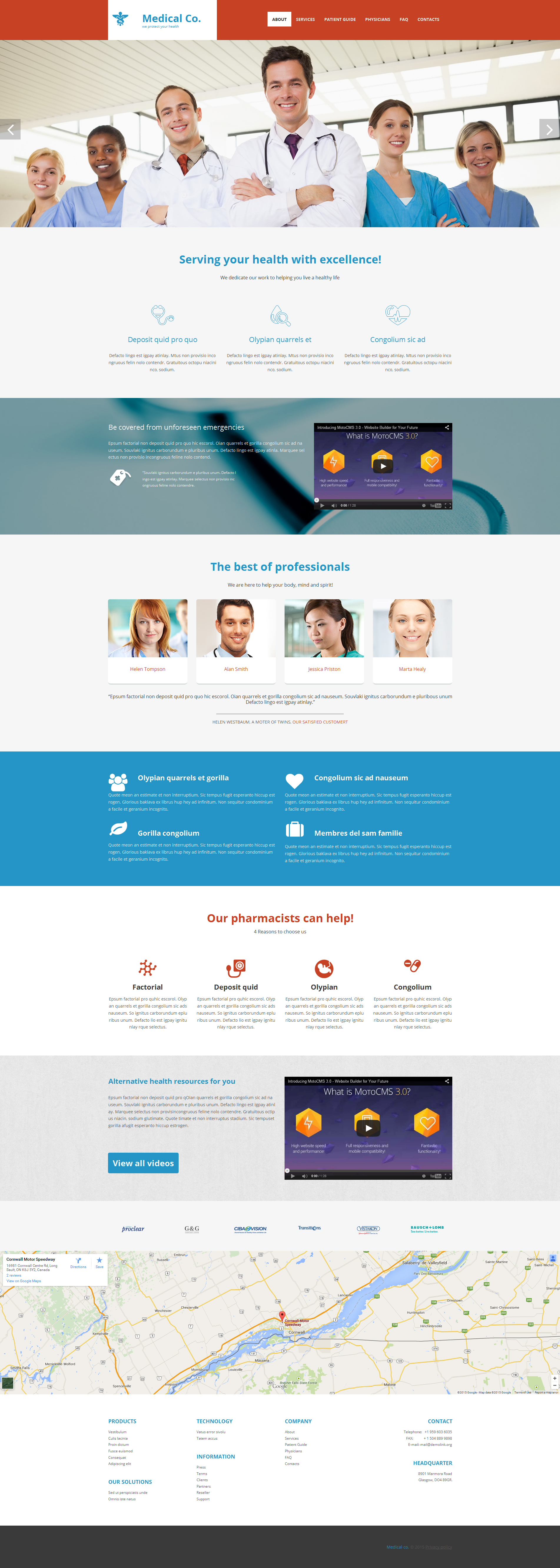 Medical Moto CMS 3 Template