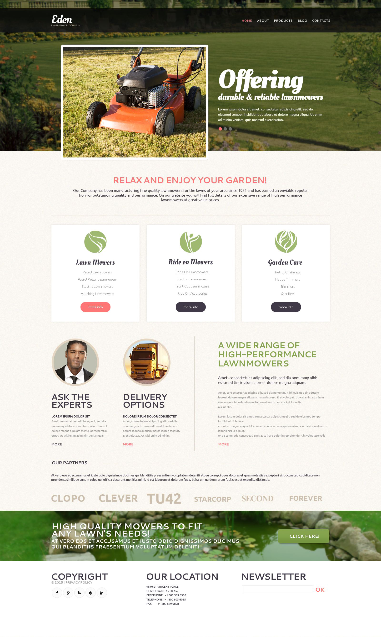 Landscape Design Tools Drupal Template