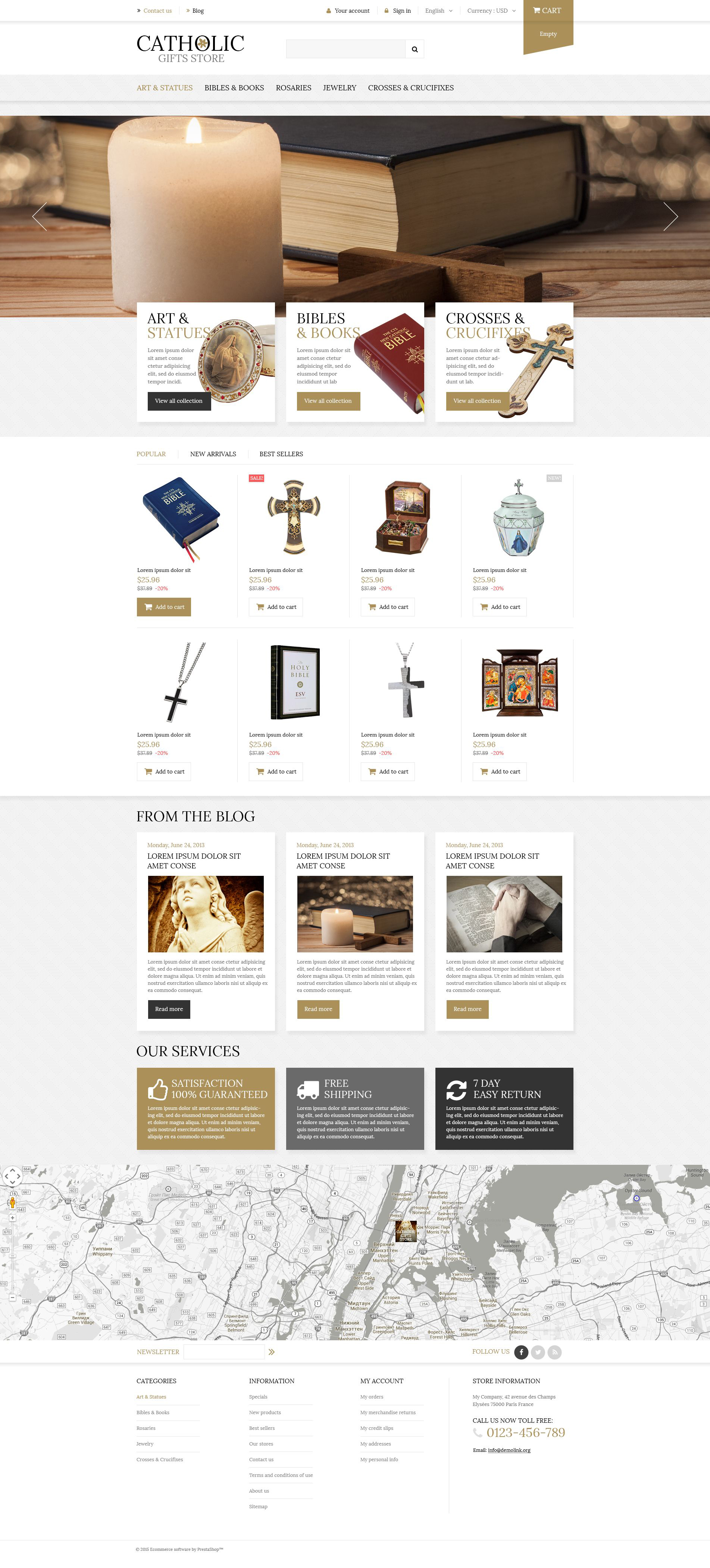 Religious Items PrestaShop Theme