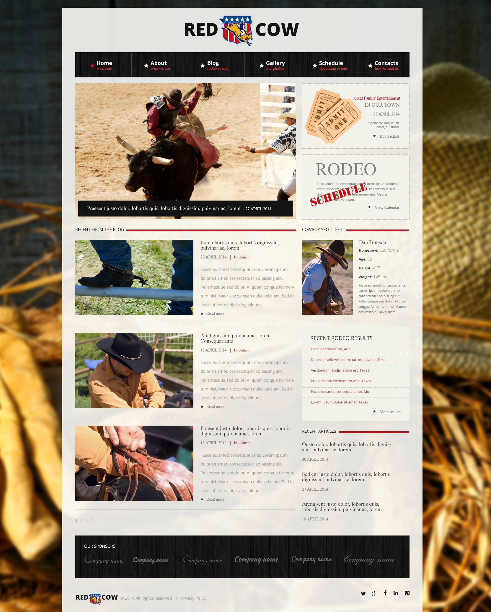 Popularity of Rodeo Business Drupal Template