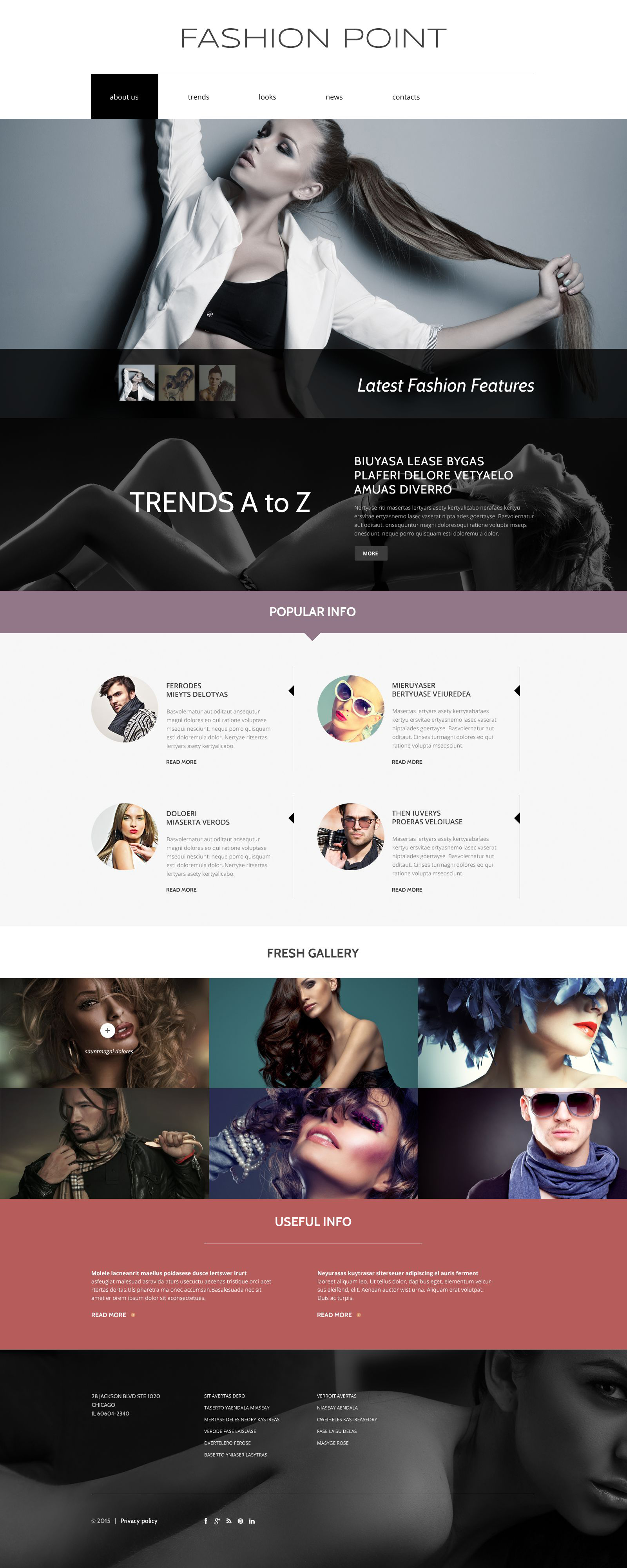 Fashion Agency Drupal Template