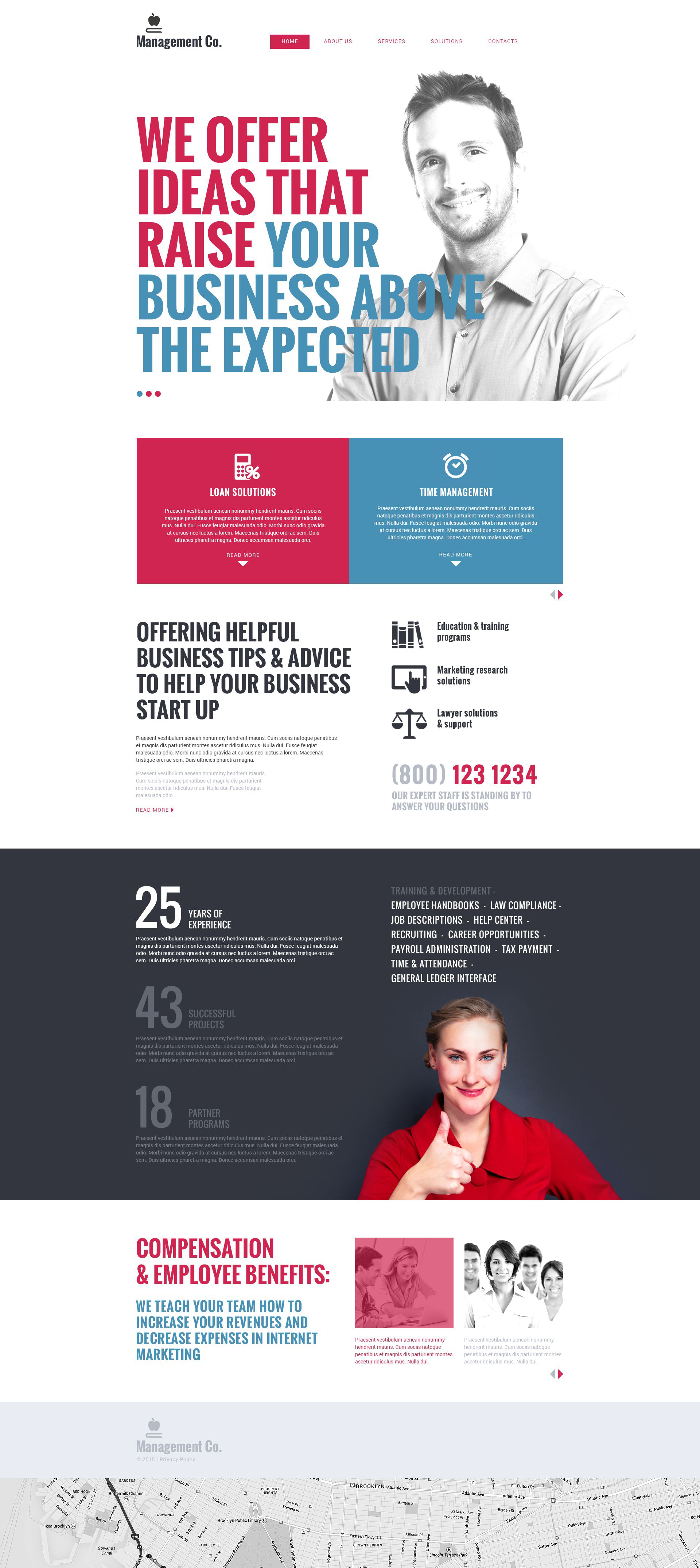 Online Business School Drupal Template