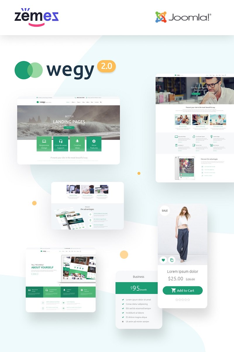 Wegy - Multipurpose Business Joomla Template