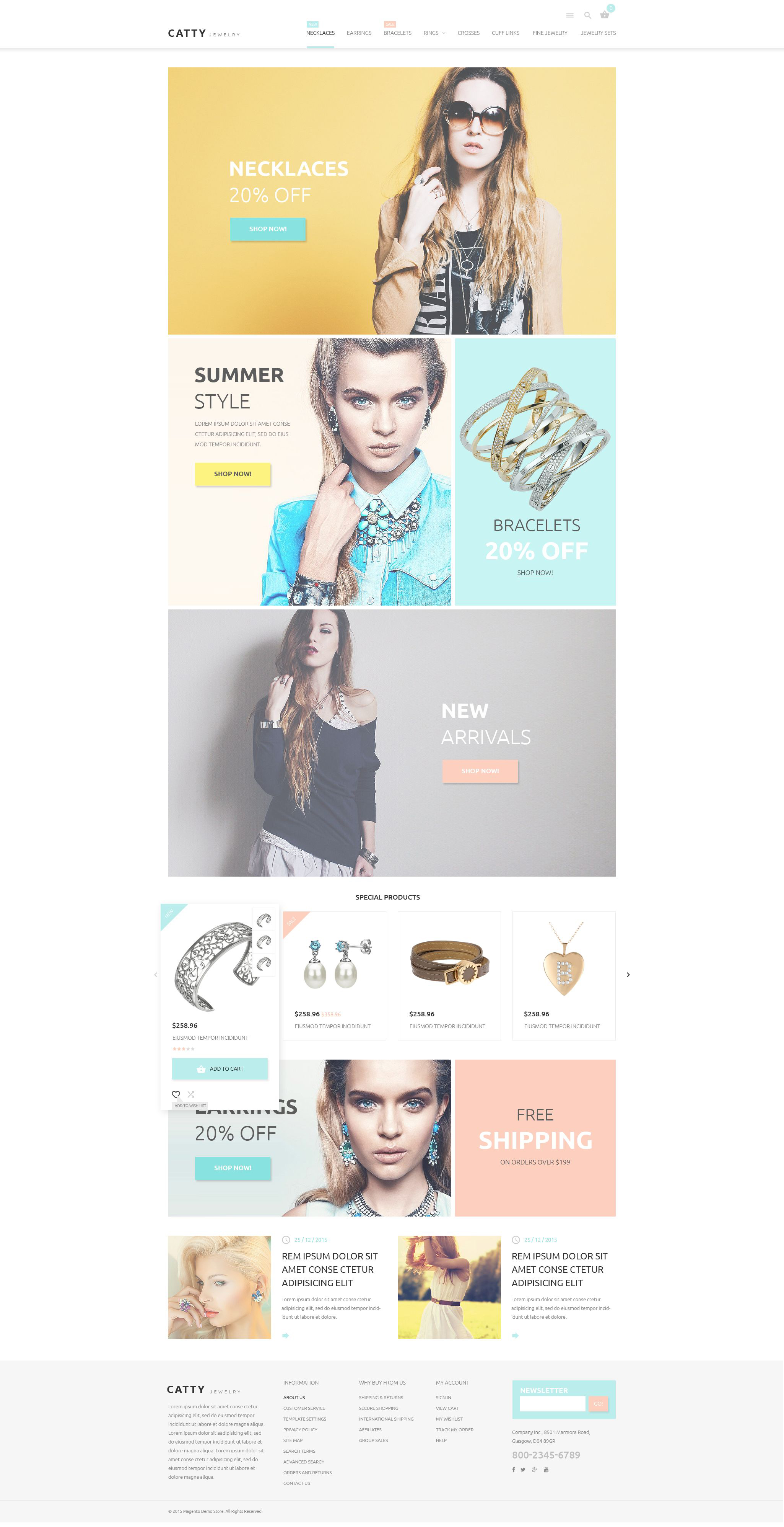 Precious Jewelry Magento Theme