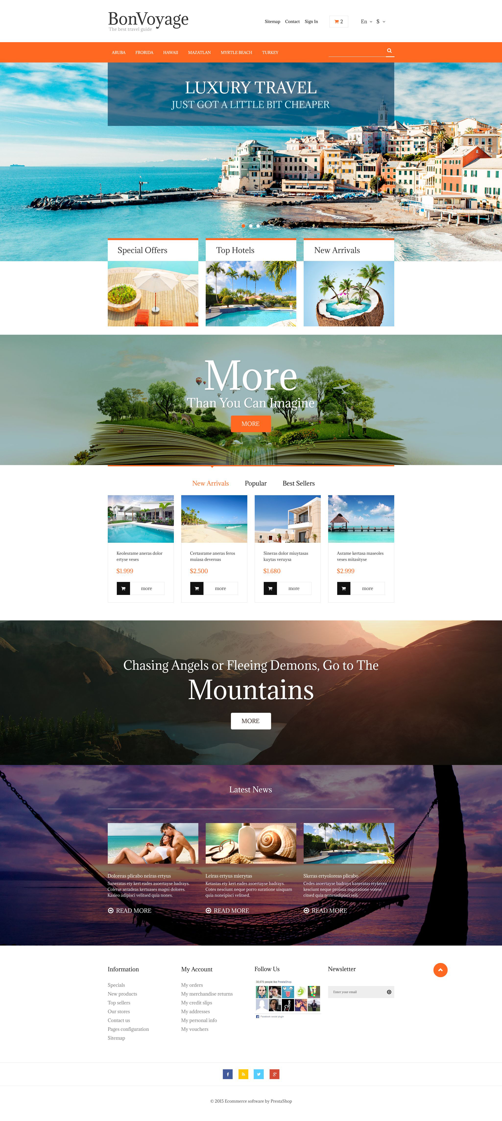 BonVoyage PrestaShop Theme