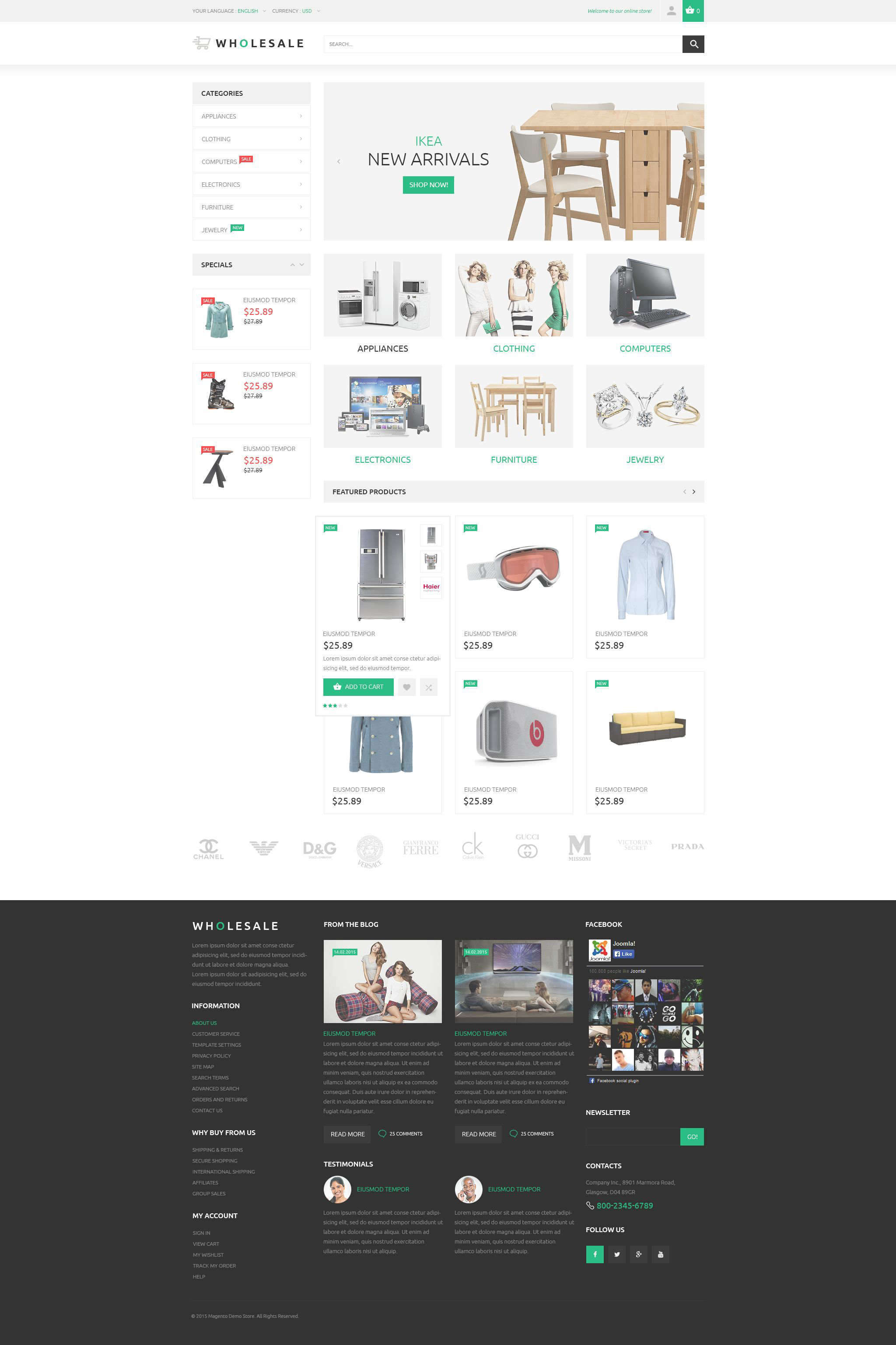 Templates Magento