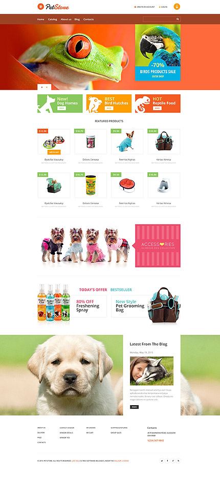 VirtueMart Main Page