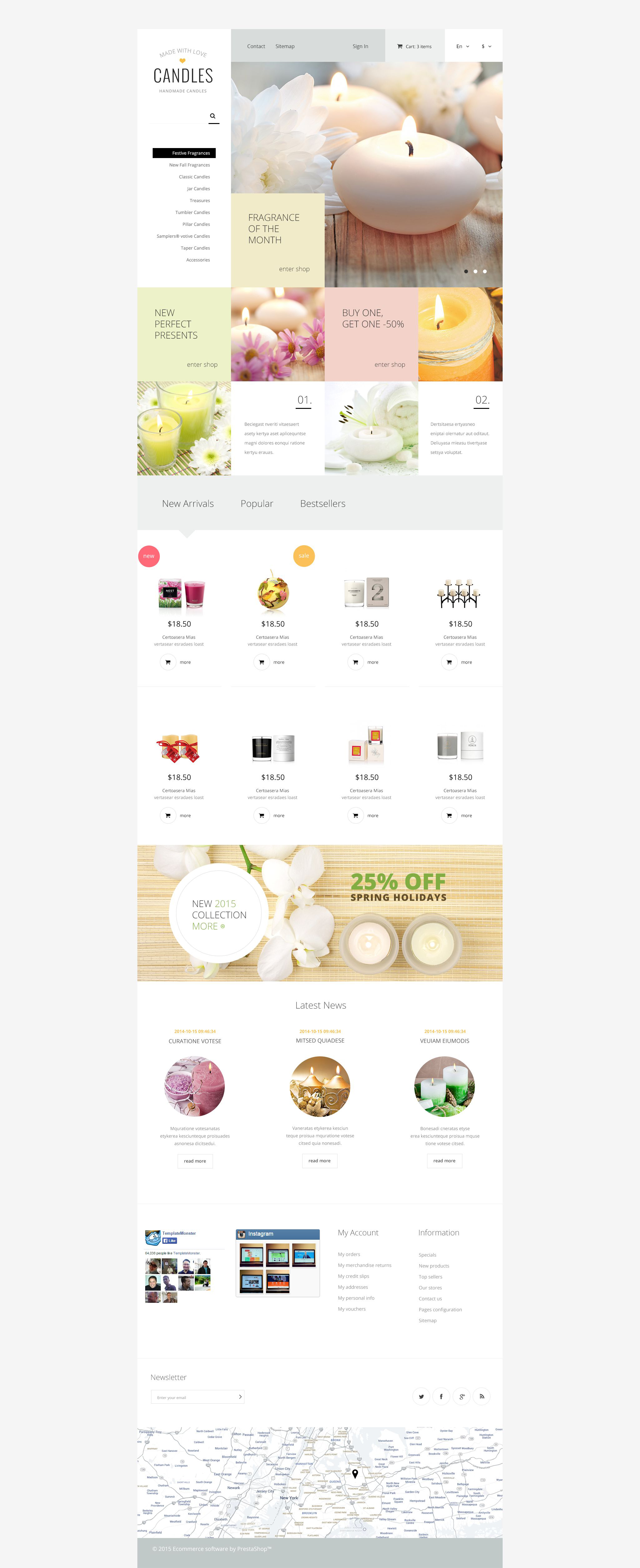 Candle Light PrestaShop Theme