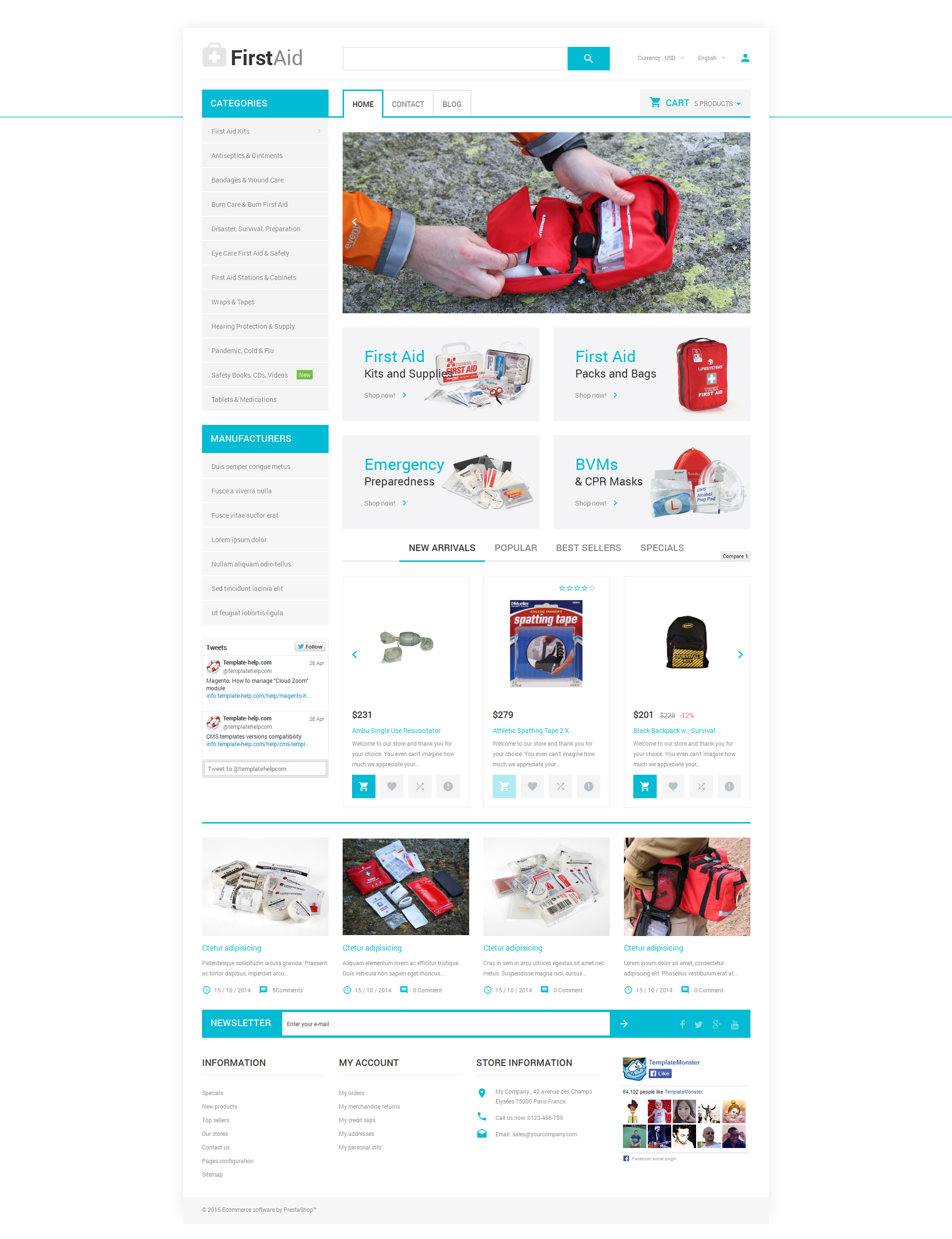 Healthcare Essentials Store PrestaShop Theme