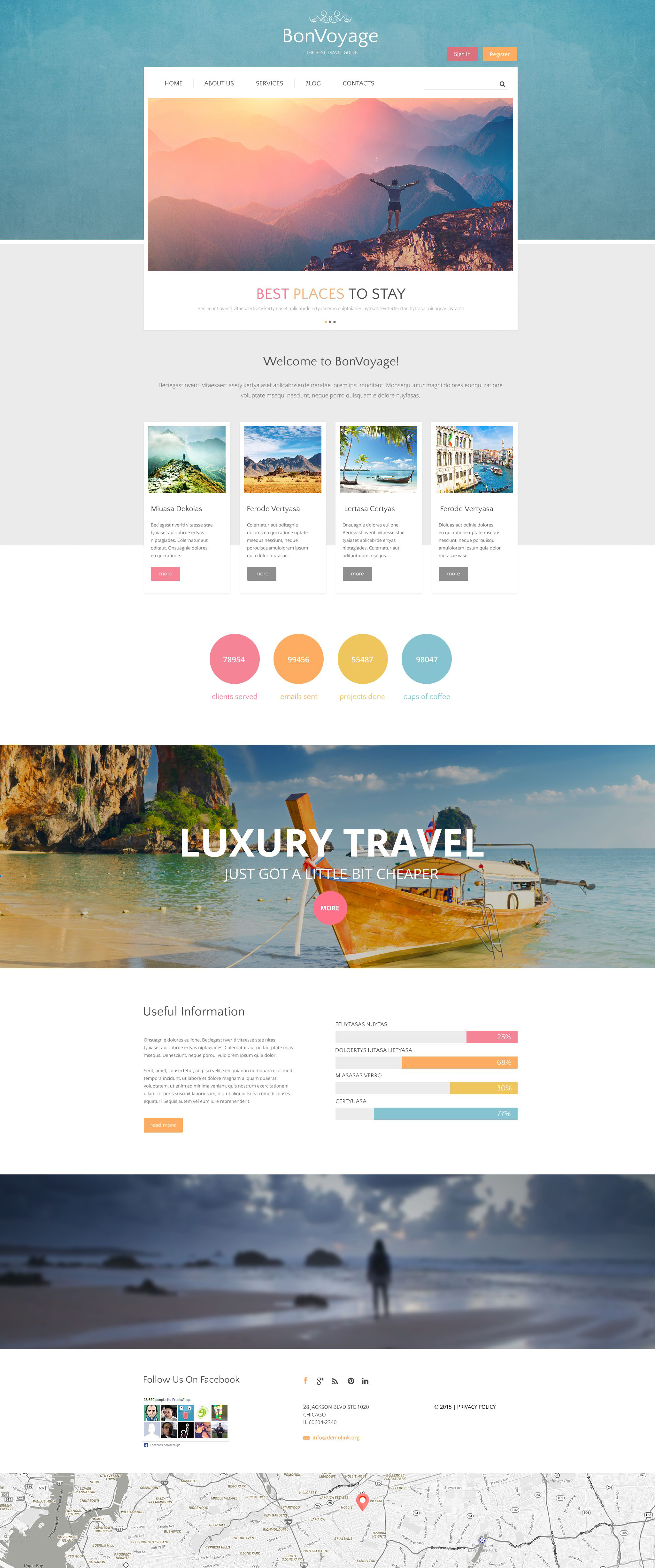 BonVoyage Drupal Template